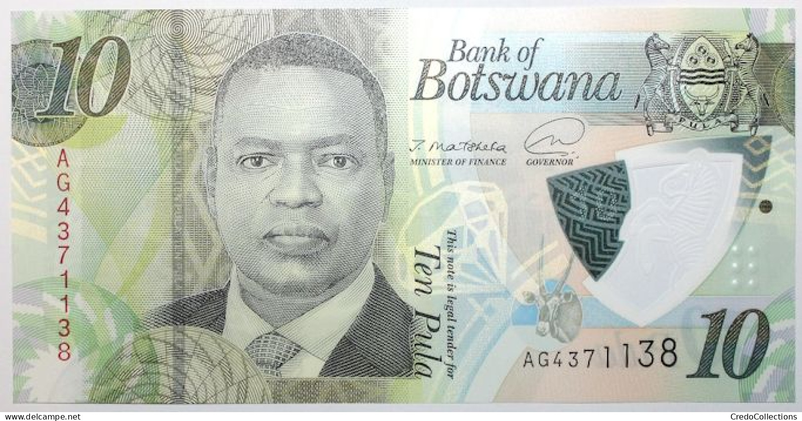 Botswana - 10 Pula - 2020 - PICK 36b - NEUF - Botswana