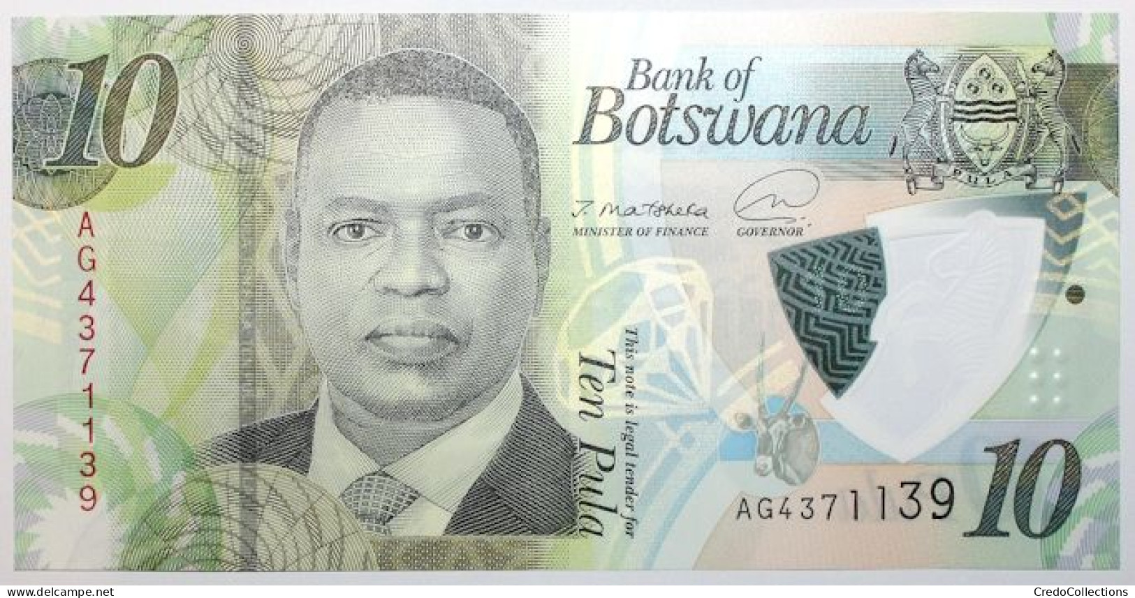 Botswana - 10 Pula - 2020 - PICK 36b - NEUF - Botswana