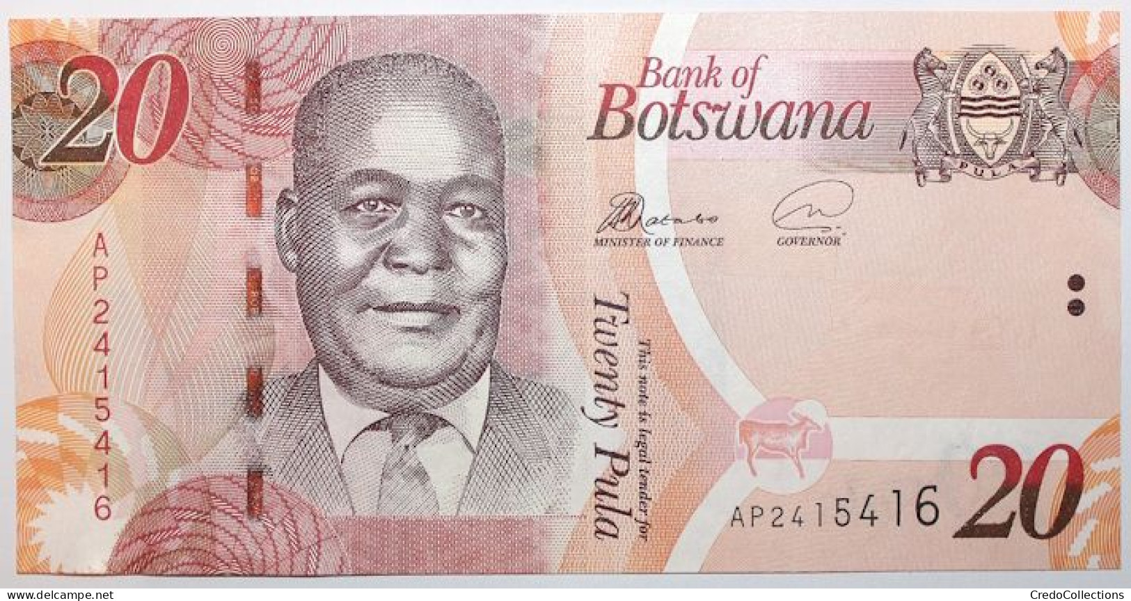 Botswana - 20 Pula - 2019 - PICK 31g - NEUF - Botswana