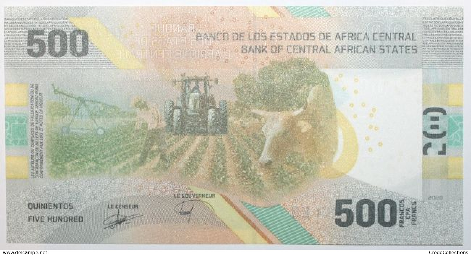 États D'Afrique Centrale - 500 Francs - 2020 - PICK 700 - NEUF - Estados Centroafricanos