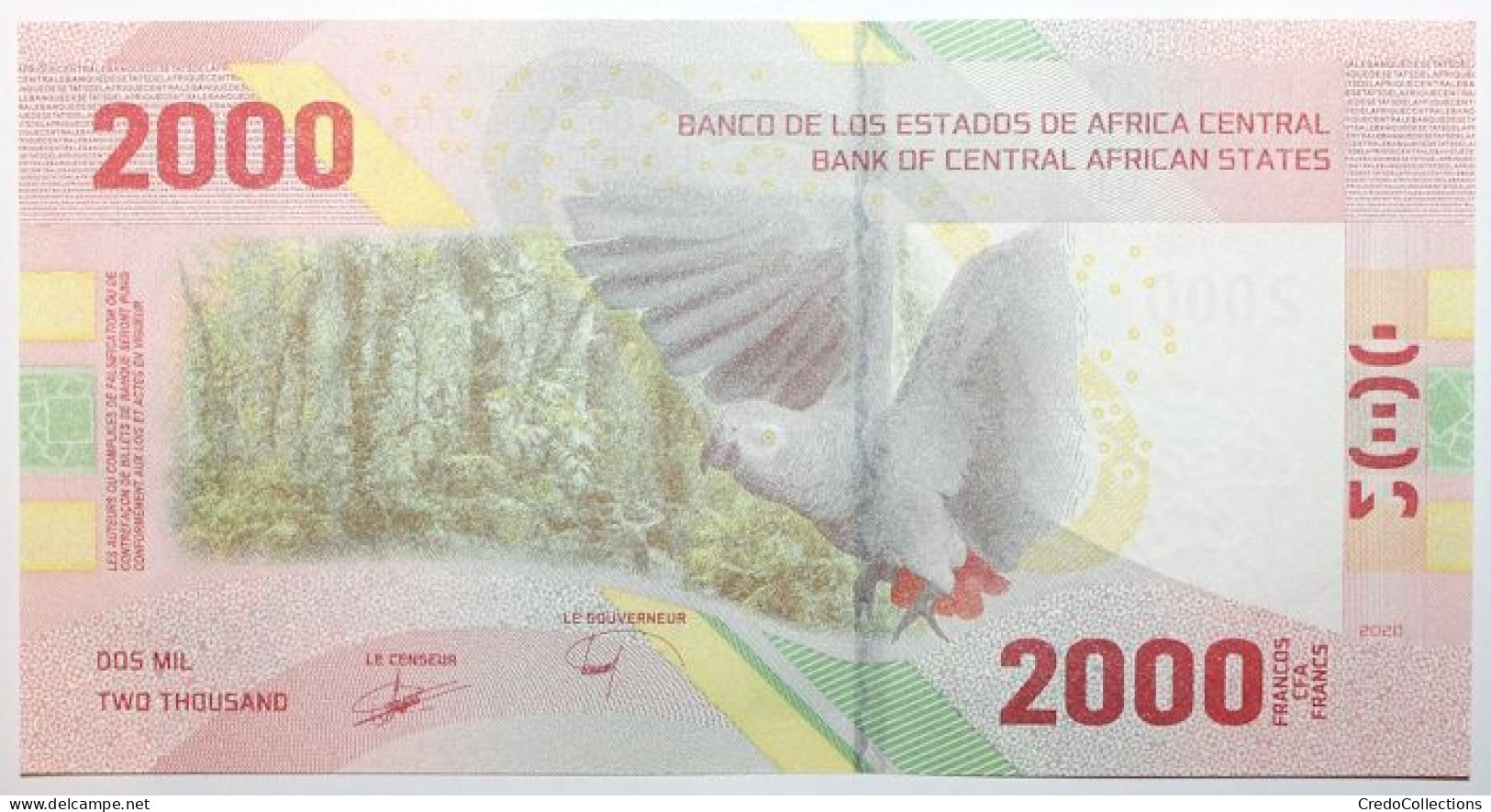 États D'Afrique Centrale - 2000 Francs - 2020 - PICK 702 - NEUF - Zentralafrikanische Staaten