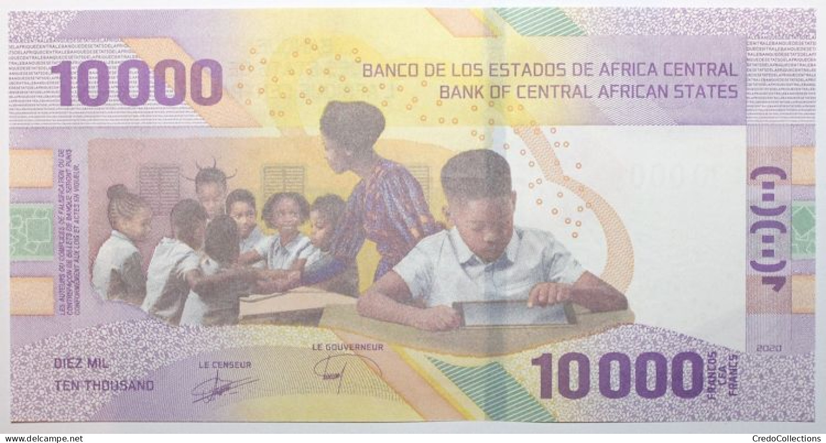 États D'Afrique Centrale - 10000 Francs - 2020 - PICK 704 - NEUF - Stati Centrafricani