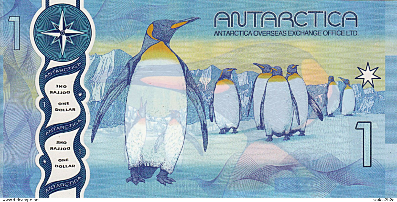 ANTARCTICA 1 Dollar 1 Décembre 2015  A11499  POLYMER  UNC Manchots - Ficción & Especímenes