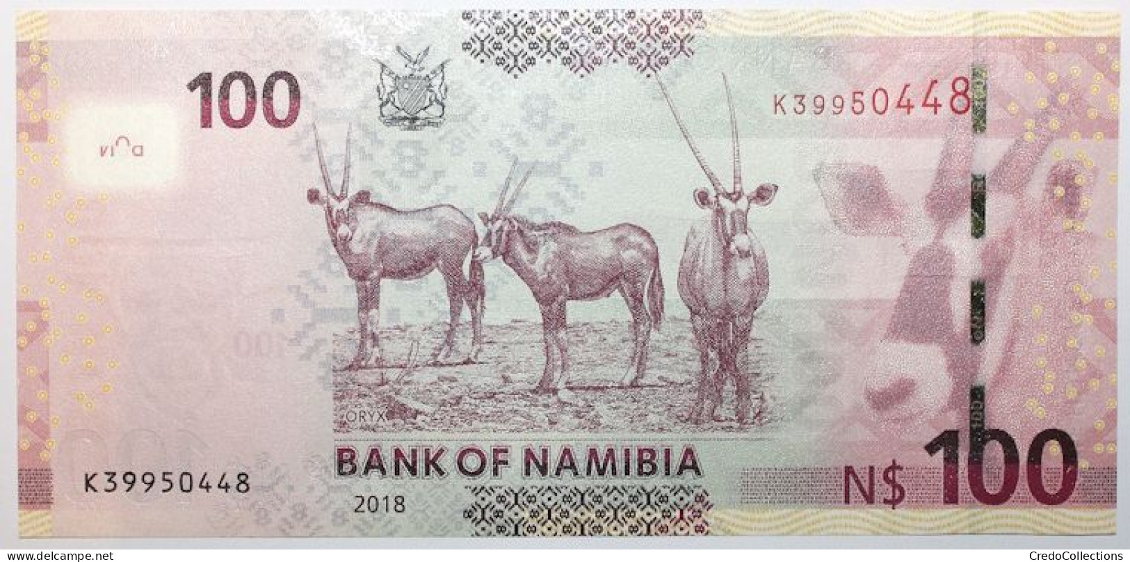 Namibie - 100 Dollars - 2018 - PICK 14b - NEUF - Namibie