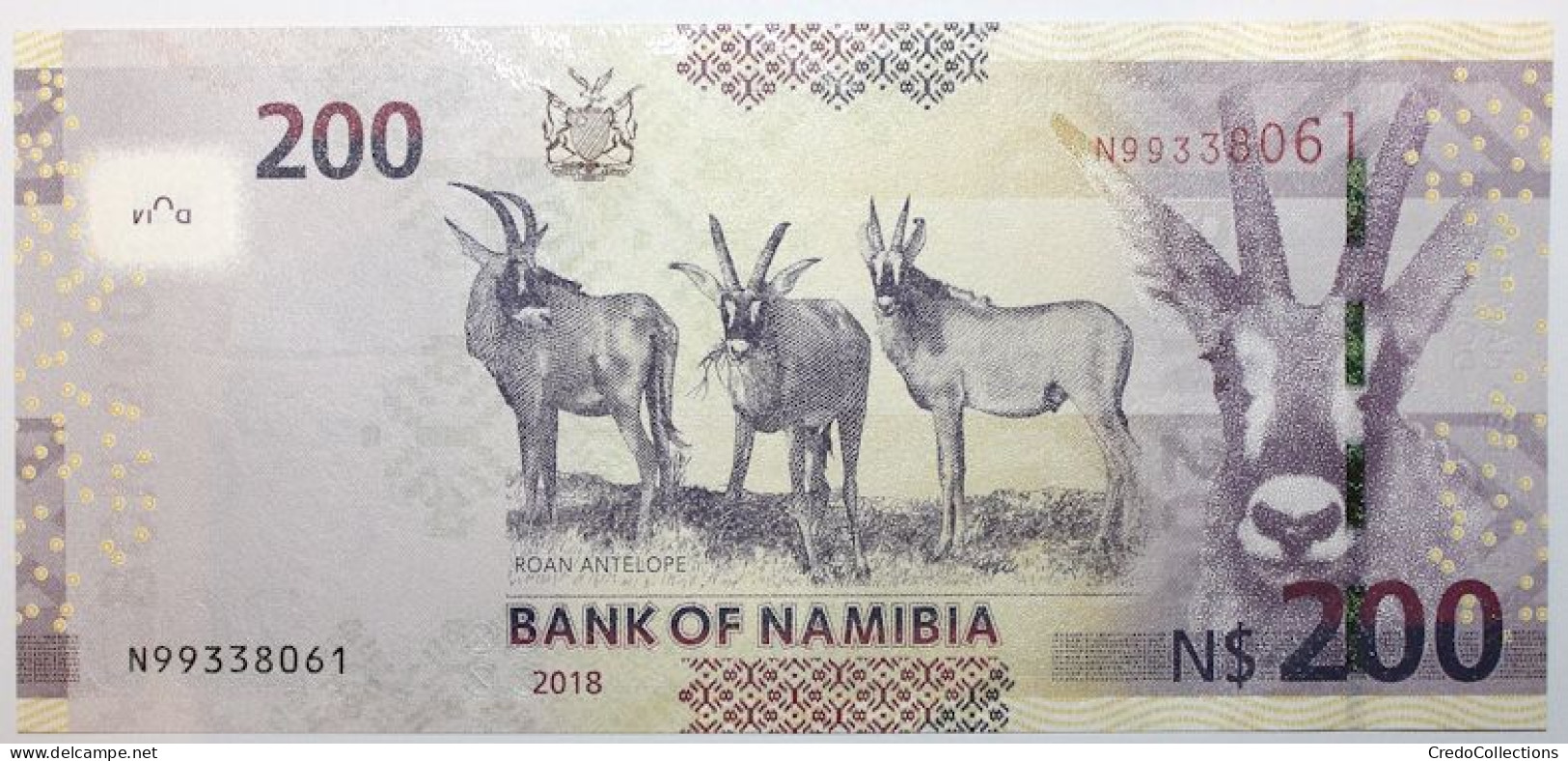 Namibie - 200 Dollars - 2018 - PICK 15c - NEUF - Namibie