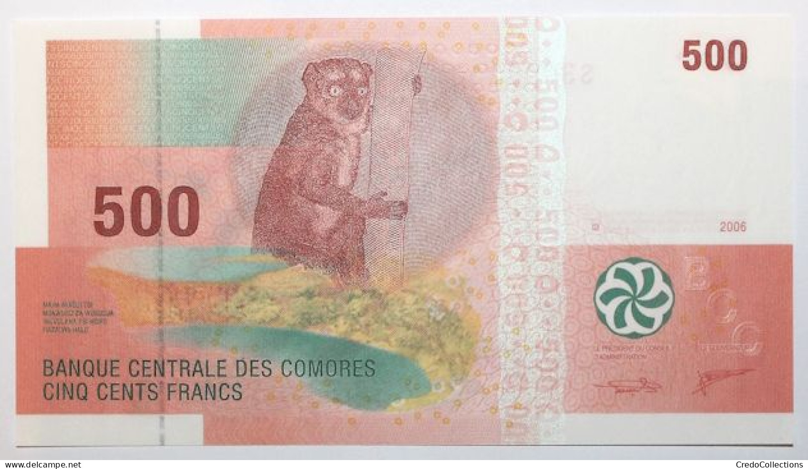 Comores - 500 Francs - 2006 - PICK 15a - NEUF - Komoren