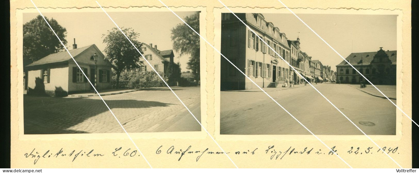 6x Orig. Foto 1940 Lippstadt NRW, Geschäfte, Ortspartie, HBF Hauptbahnhof, Bahnhof, Weg Zur Brauerei, Hotel - Lippstadt