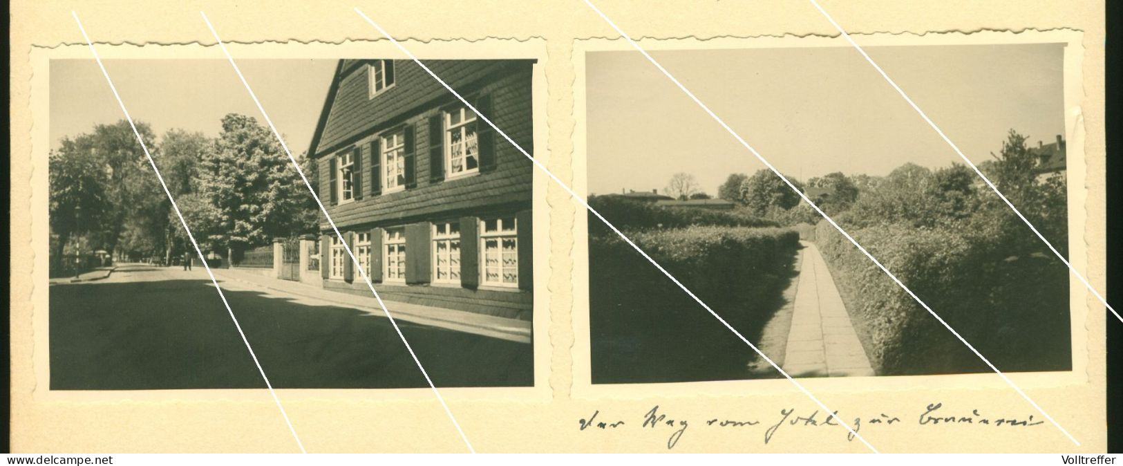 6x Orig. Foto 1940 Lippstadt NRW, Geschäfte, Ortspartie, HBF Hauptbahnhof, Bahnhof, Weg Zur Brauerei, Hotel - Lippstadt