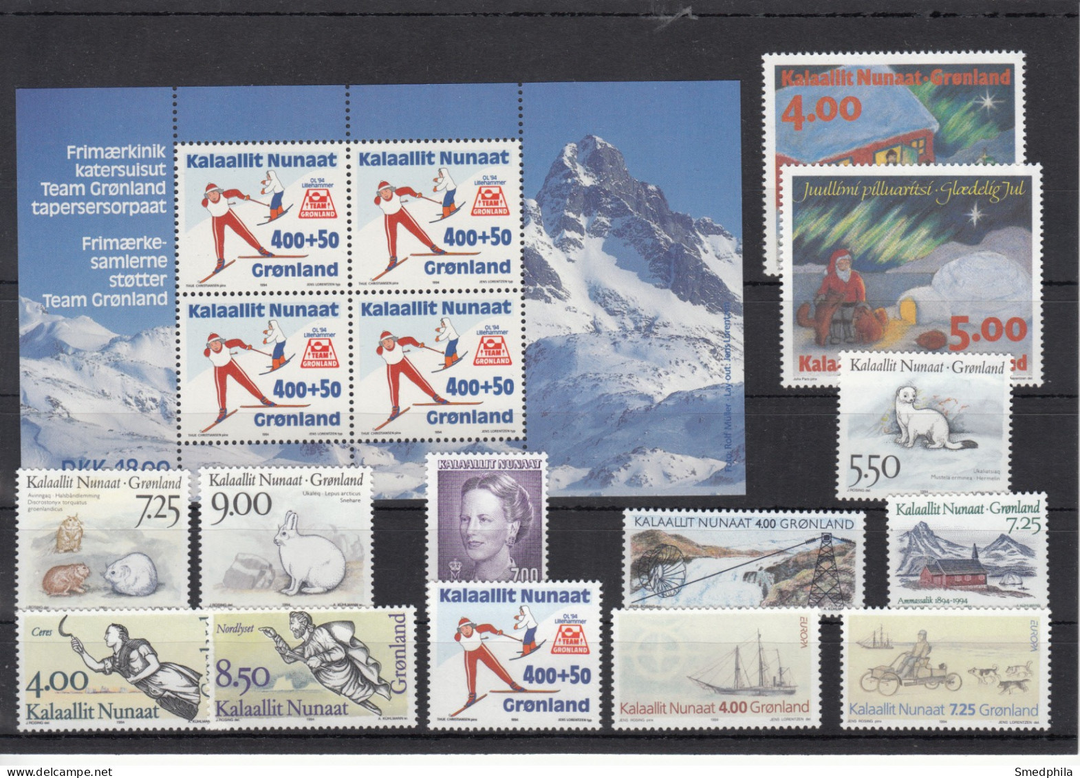 Greenland 1994 - Full Year MNH ** - Années Complètes