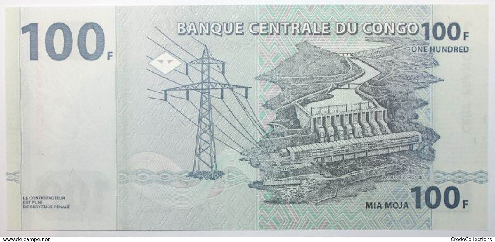 Congo (RD) - 100 Francs - 2000 - PICK 92A - NEUF - République Démocratique Du Congo & Zaïre