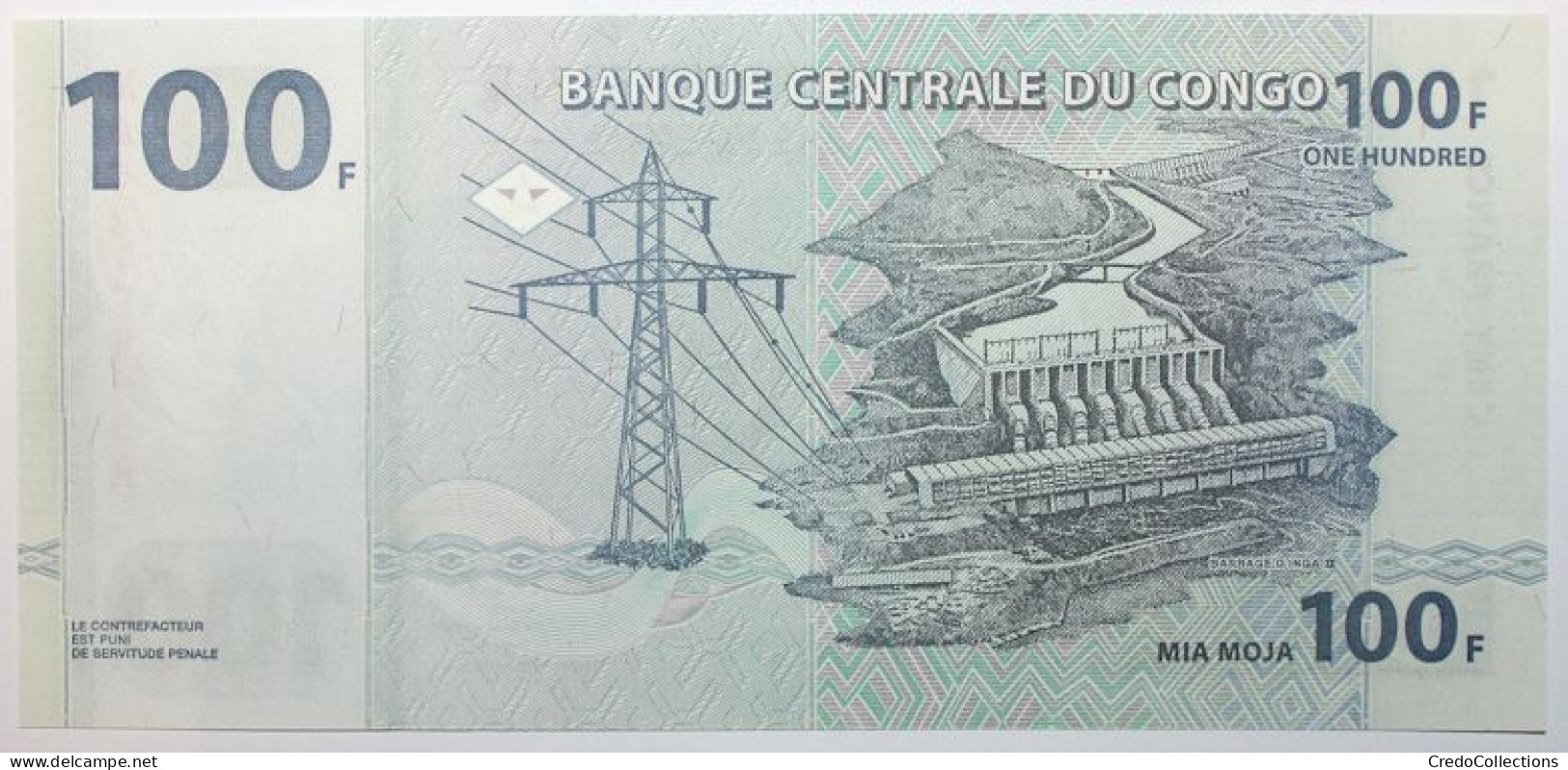 Congo (RD) - 100 Francs - 2000 - PICK 92A - NEUF - República Democrática Del Congo & Zaire