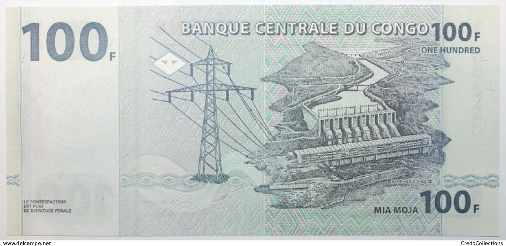 Congo (RD) - 100 Francs - 2000 - PICK 92A - NEUF - République Démocratique Du Congo & Zaïre