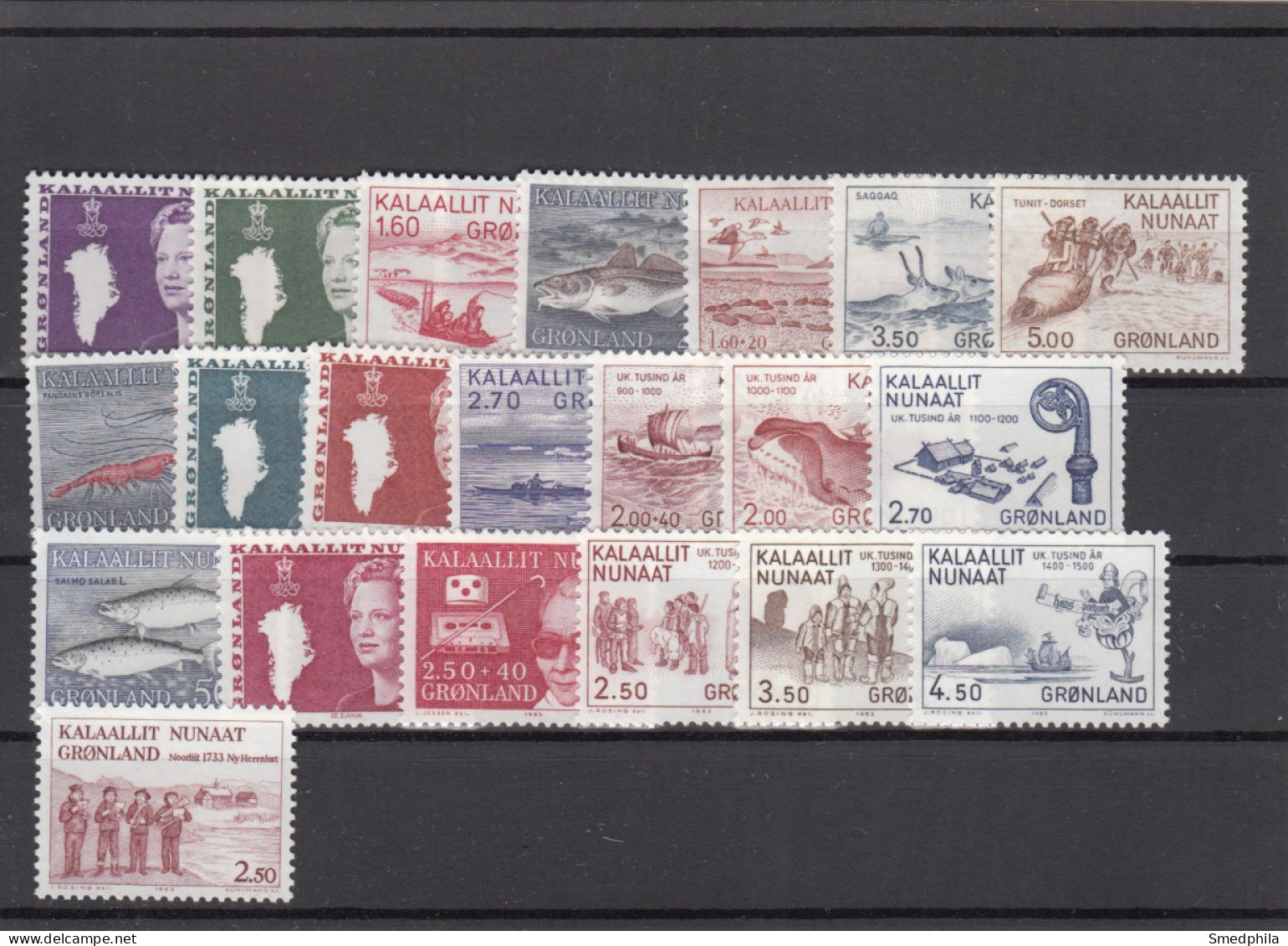 Greenland 1981-1983 - Full Years MNH ** - Annate Complete
