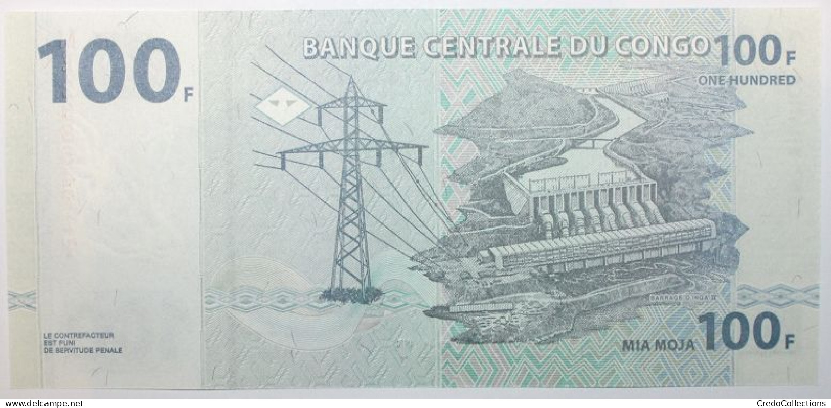 Congo (RD) - 100 Francs - 2022 - PICK 98c - NEUF - République Démocratique Du Congo & Zaïre