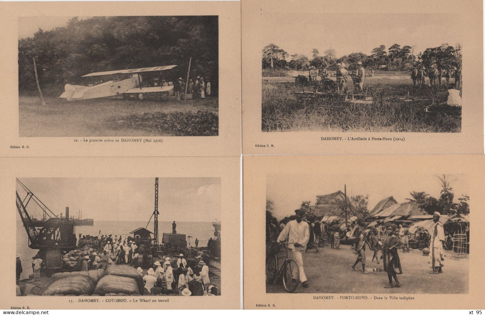 Dahomey - Lot De 13 Cartes Postales Neuves - Porto Novo - Cotonou - Dahomey