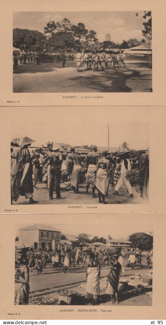 Dahomey - Lot De 13 Cartes Postales Neuves - Porto Novo - Cotonou - Dahome