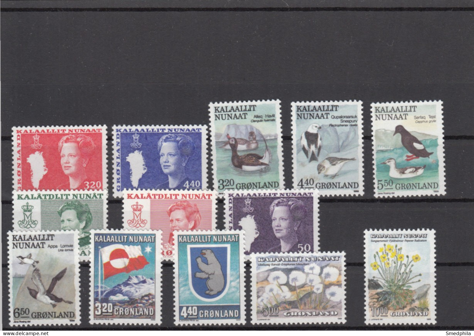 Greenland 1989 - Full Year MNH ** - Annate Complete