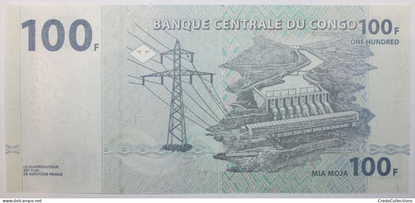 Congo (RD) - 100 Francs - 2022 - PICK 98c - NEUF - République Démocratique Du Congo & Zaïre