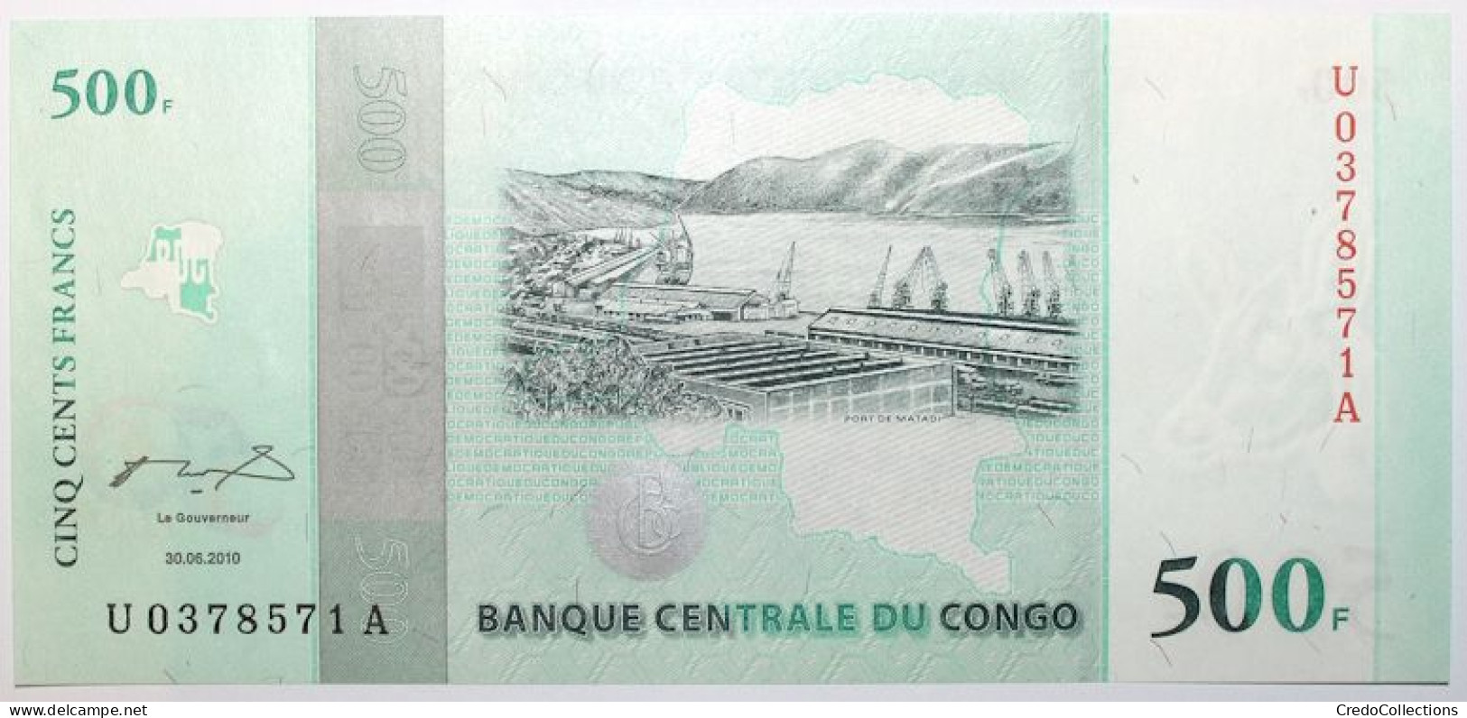 Congo (RD) - 500 Francs - 2010 - PICK 100a - NEUF - Democratic Republic Of The Congo & Zaire