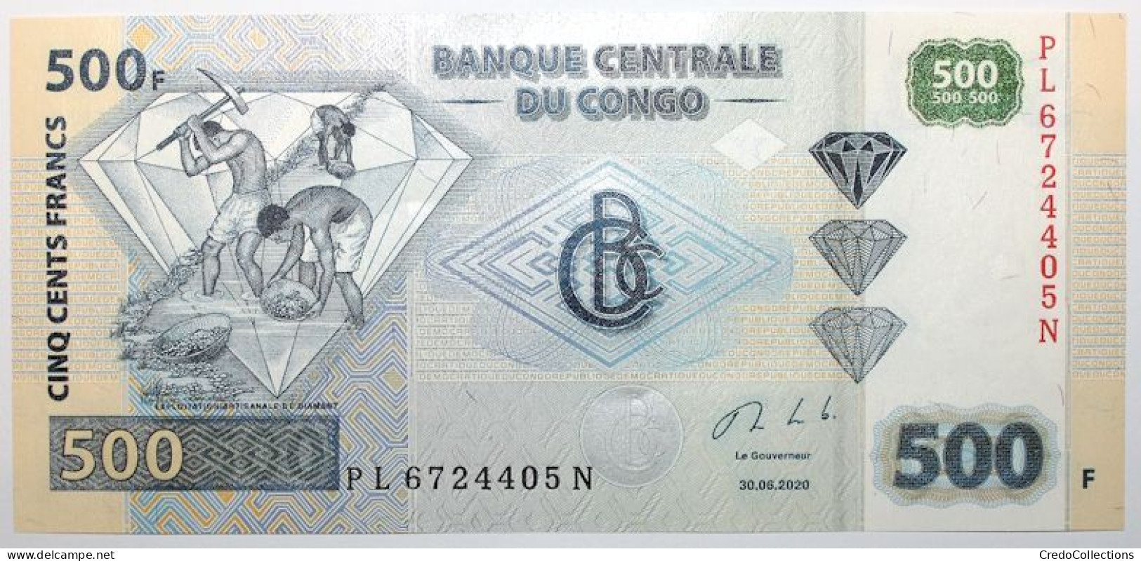 Congo (RD) - 500 Francs - 2020 - PICK 96c - NEUF - République Démocratique Du Congo & Zaïre