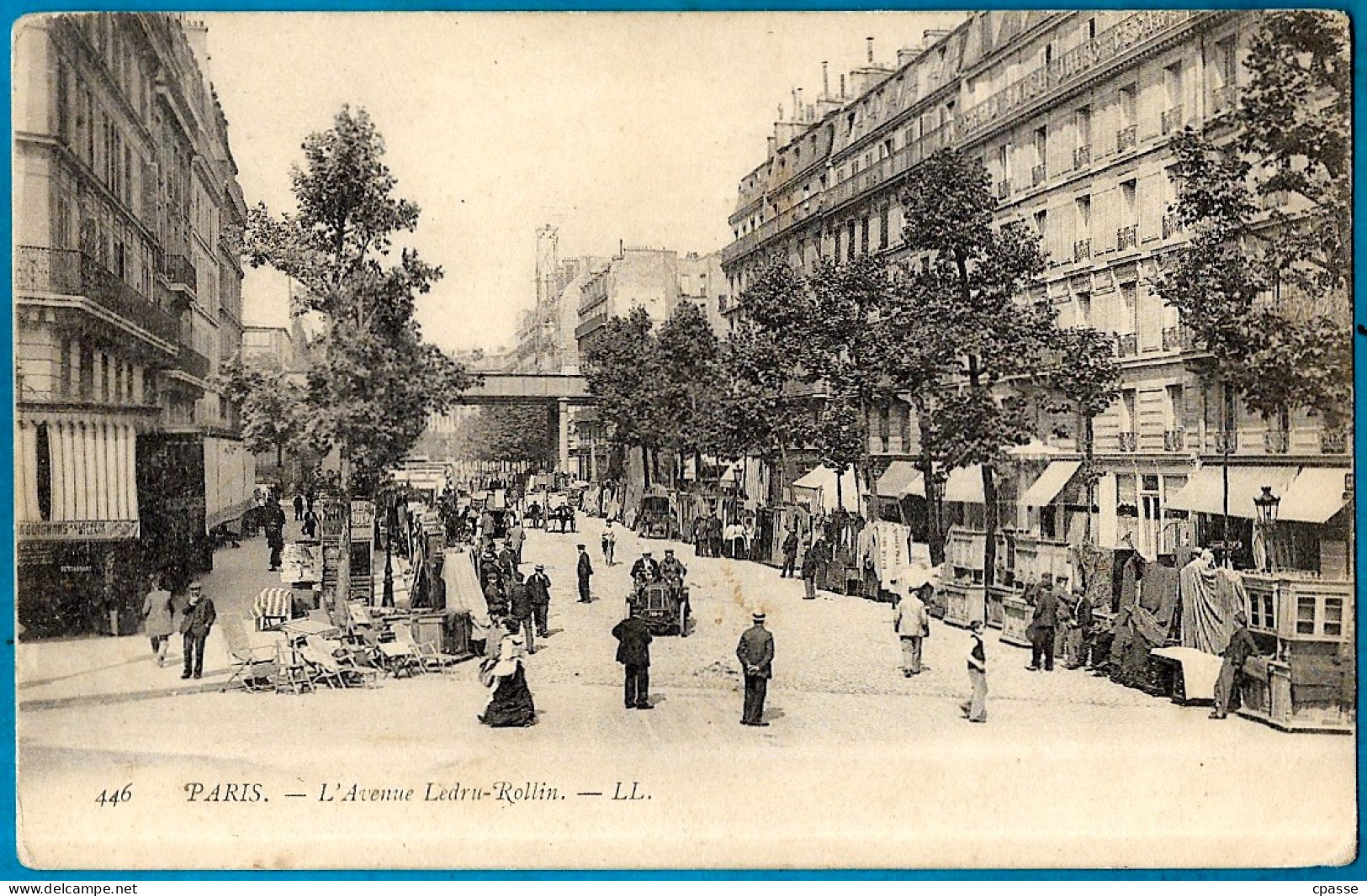 CPA 75011 75012 PARIS L'Avenue Ledru-Rollin (marché Aux Antiquités) - Non Classés