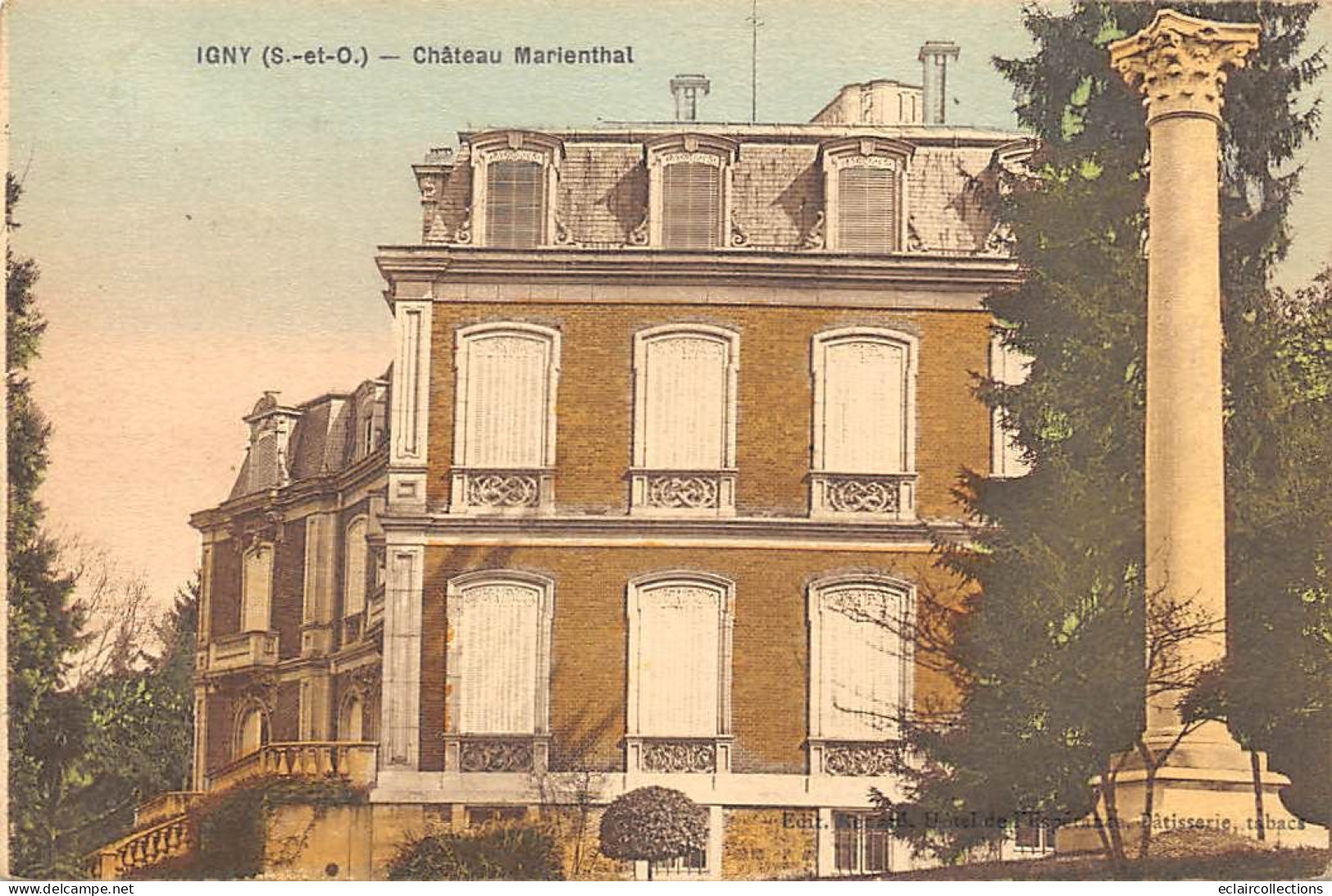 Igny        91            Château Marienthal           (voir Scan) - Igny