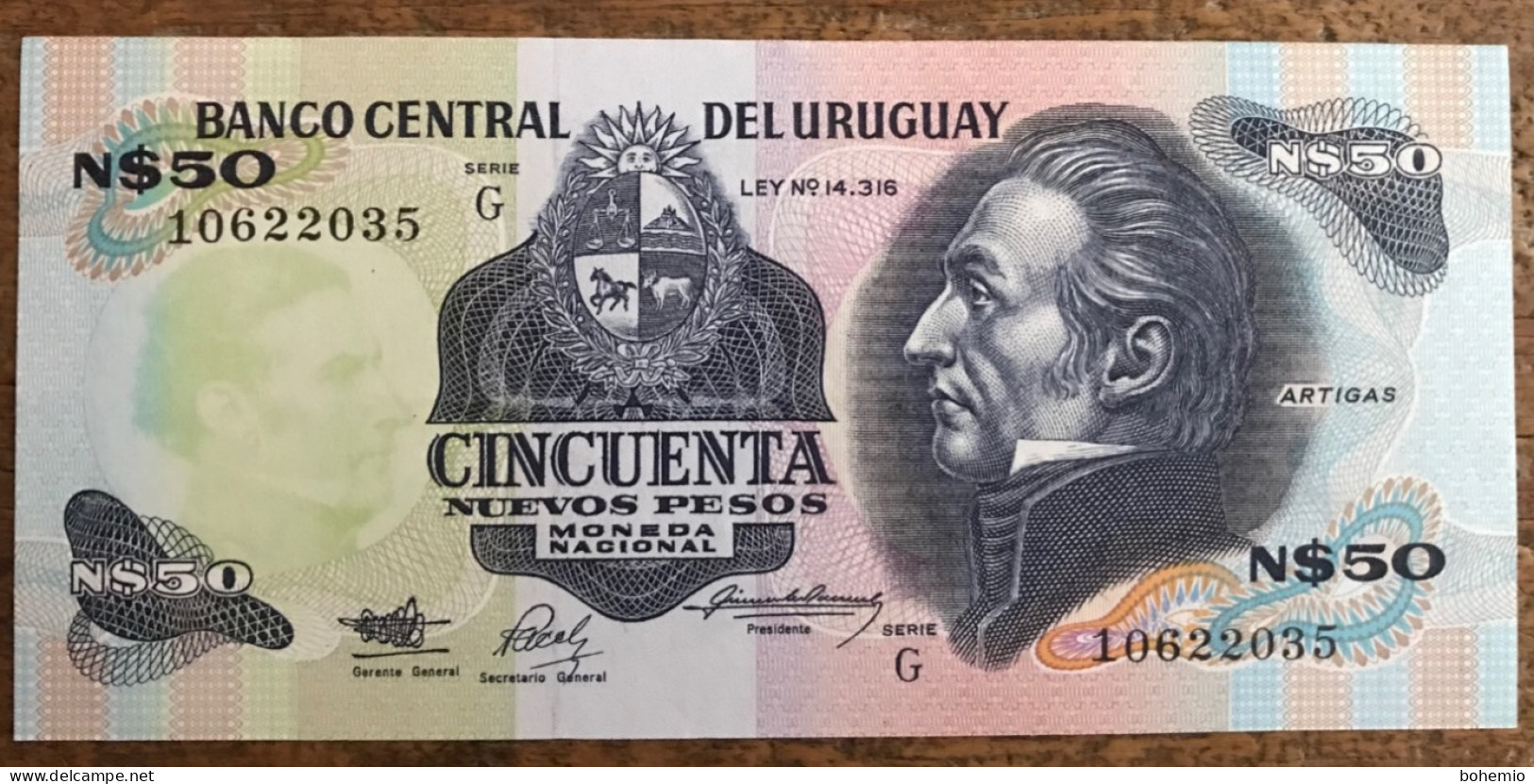 Uruguay 50 Pesos Unc - Uruguay