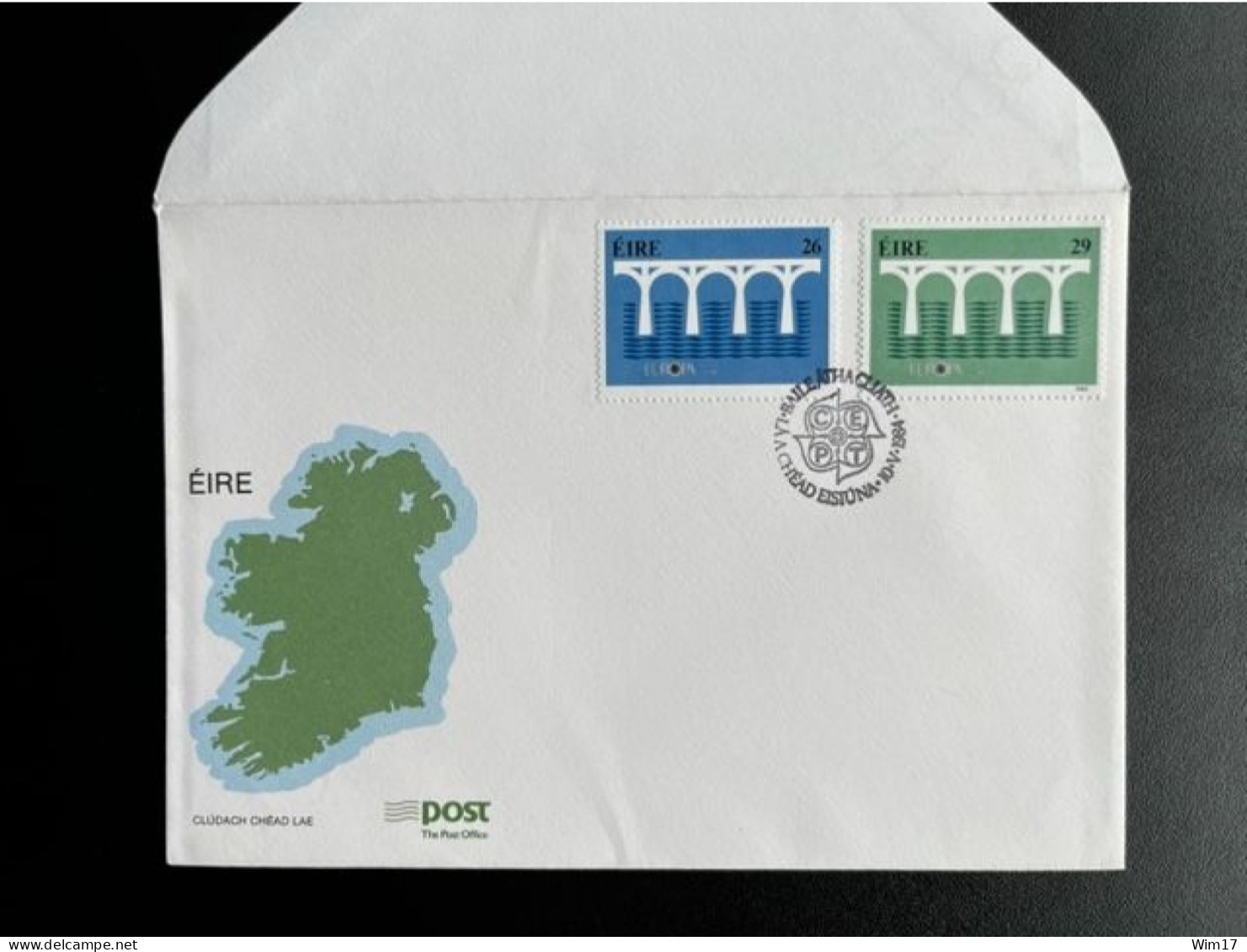 IRELAND 1984 FDC EUROPA CEPT EUROPEAN ELECTIONS IERLAND EIRE - FDC