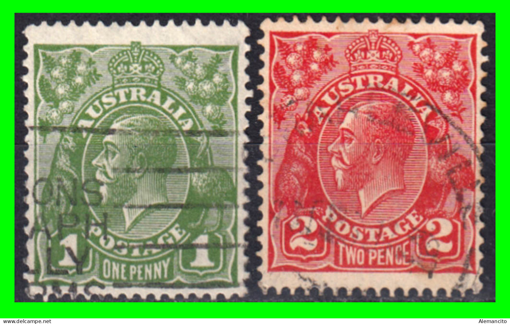 AUSTRALIA ( OCEANIA ) SELLOS  AÑO 1913 - 1923 JORGE V - Used Stamps