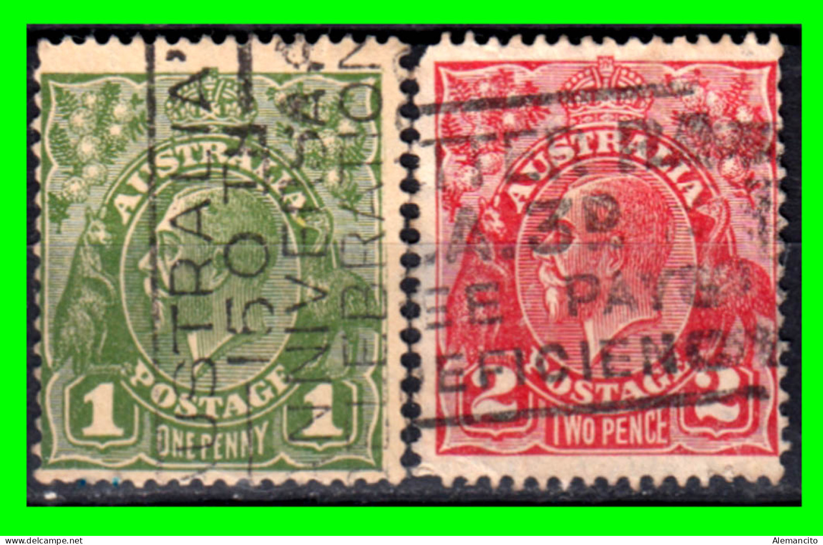 AUSTRALIA ( OCEANIA ) SELLOS  AÑO 1913 - 1923 JORGE V - Used Stamps