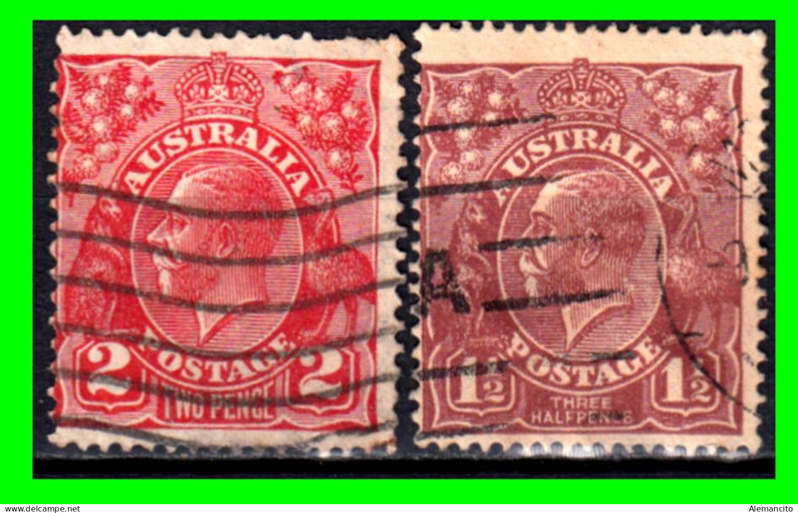 AUSTRALIA ( OCEANIA ) SELLOS  AÑO 1913 - 1923 JORGE V - Used Stamps