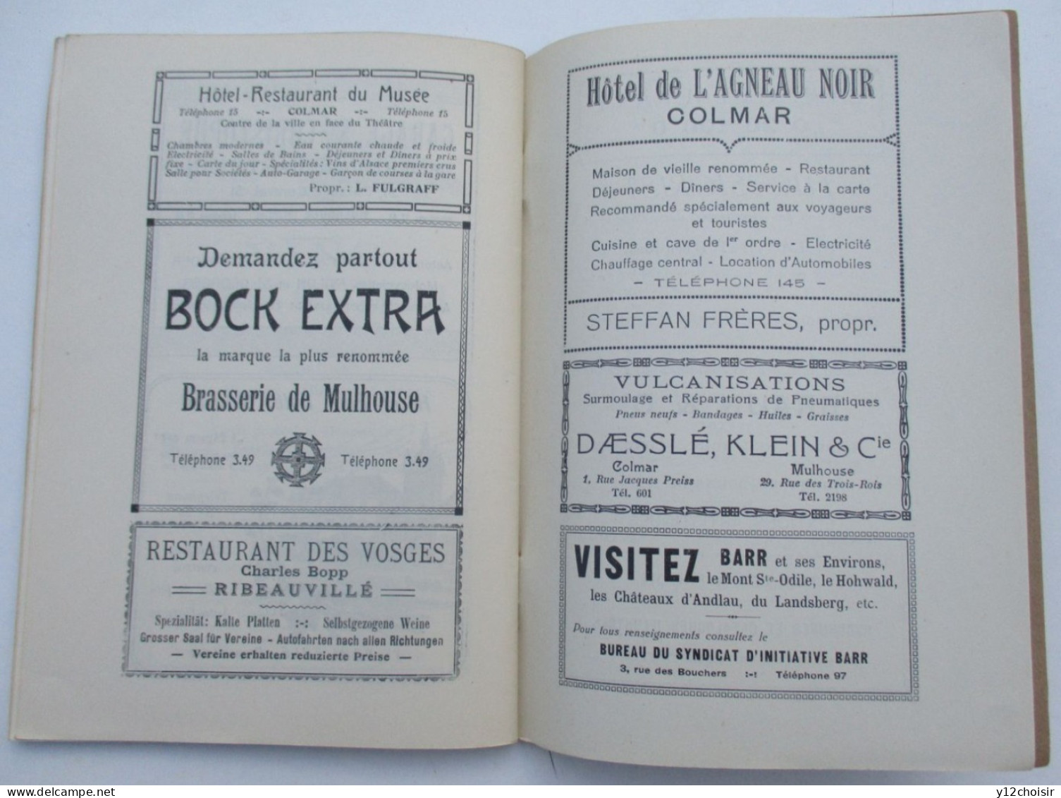 LIVRET GUIDE 1922 DU CHATEAU FORT DU HAUT-KŒNIGSBOURG ALSACE BAS-RHIN ORSCHWILLER  GUILLAUME II