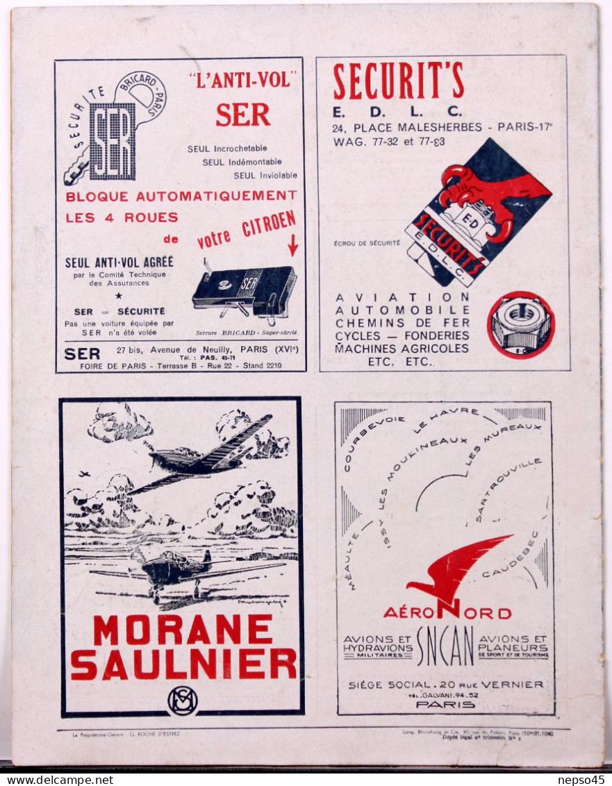 Avion.Revue " L'Air " 1946.premiers Contacts Aviation Américaine.Percival Protoctor V.Orly.Aéroport Mondial.Fédération. - Aviation