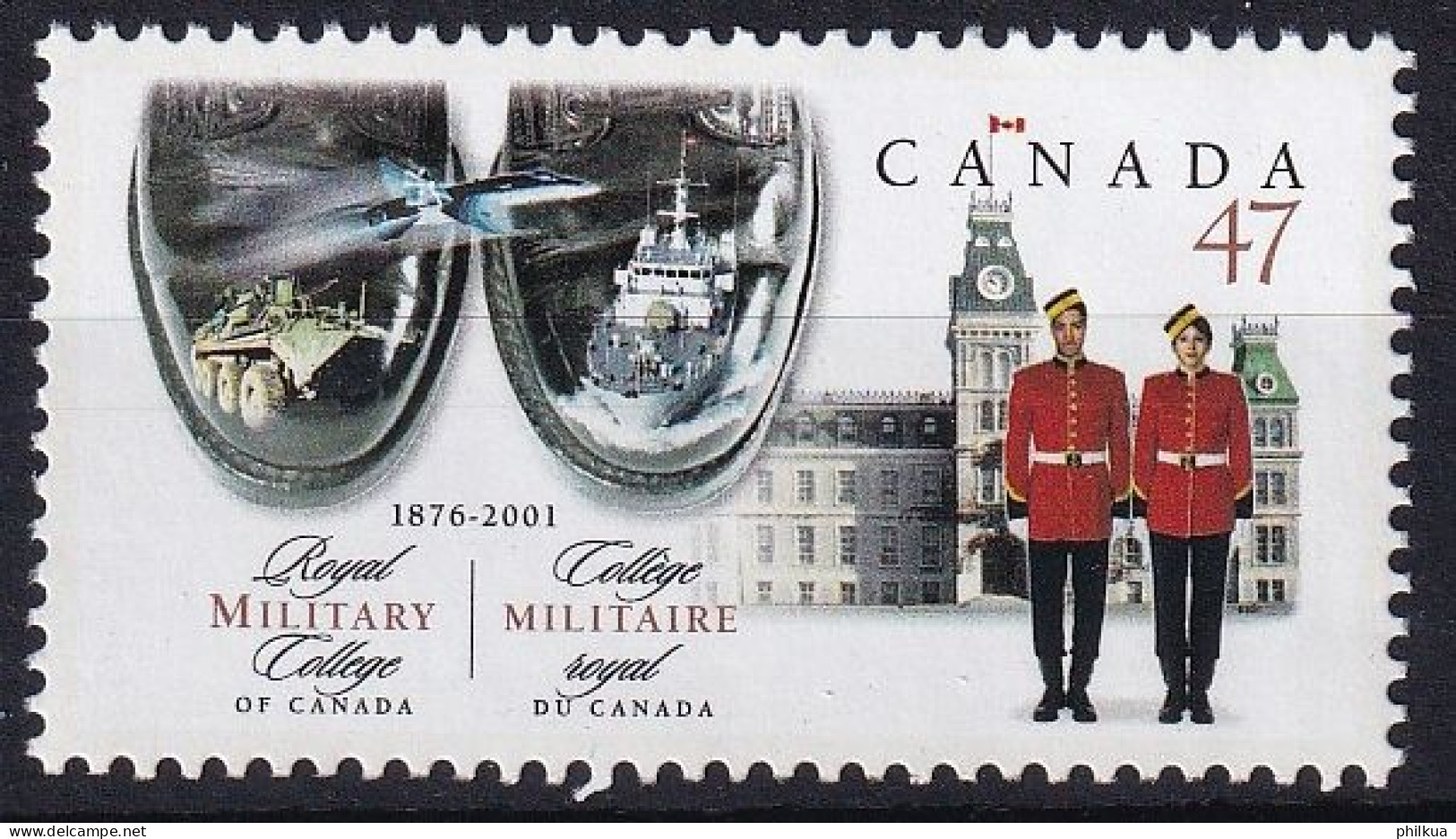 MiNr. 1991 Kanada (Dominion) 2001, 1. Juni. 125 Jahre Königliche Militärschule Postfrisch/**/MNH - Neufs