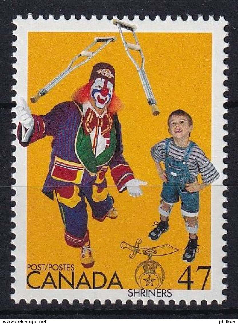 MiNr. 2005 Kanada (Dominion) 2001, 19. Sept. Shriner-Kinderkliniken Postfrisch/**/MNH - Nuevos