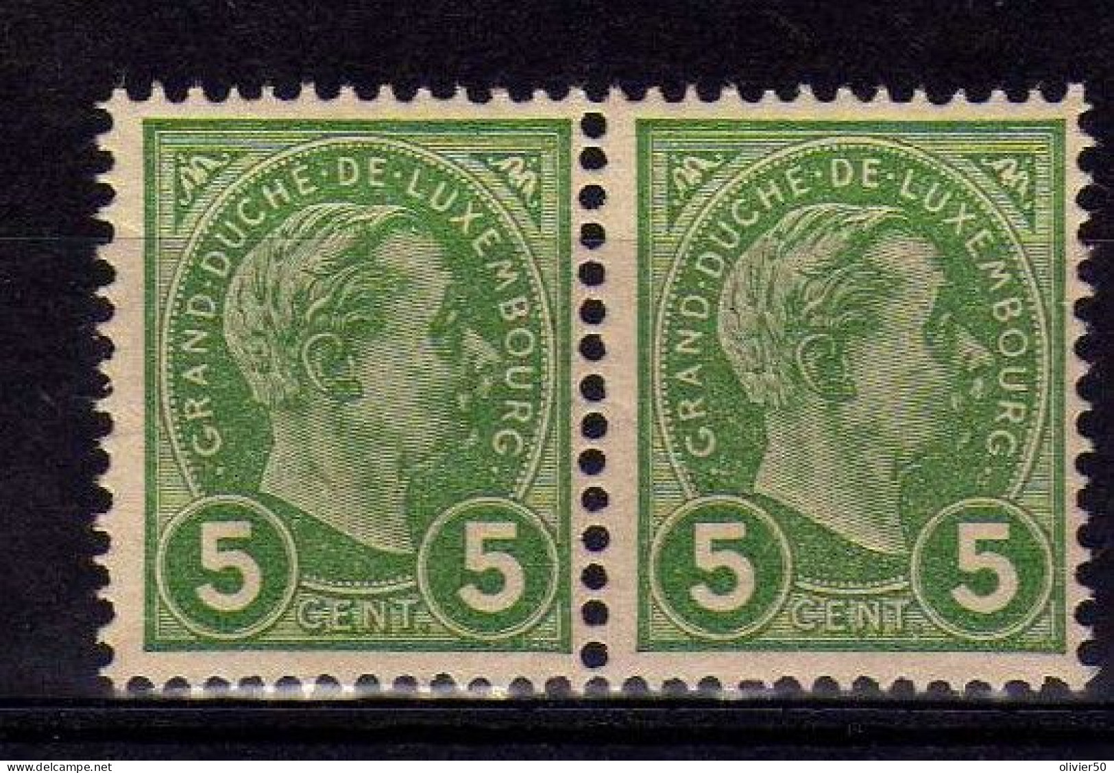 Luxembourg (1895) - 5 C. Grand-Duc Adolphe Neufs** - MNH - 1895 Adolphe Profil