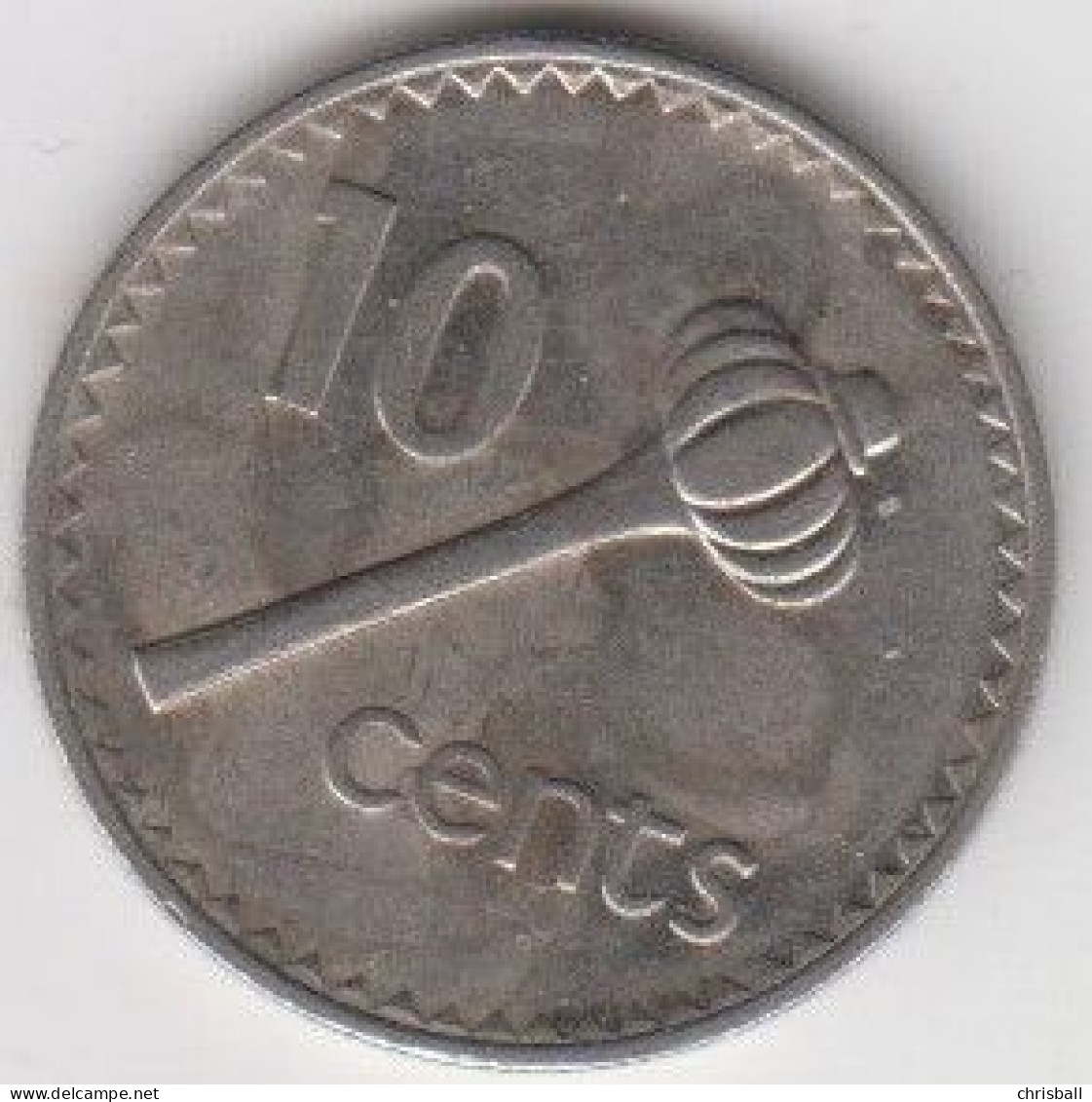 Fiji 10 Cents Coin 1995 Circulated Condition - Fidji