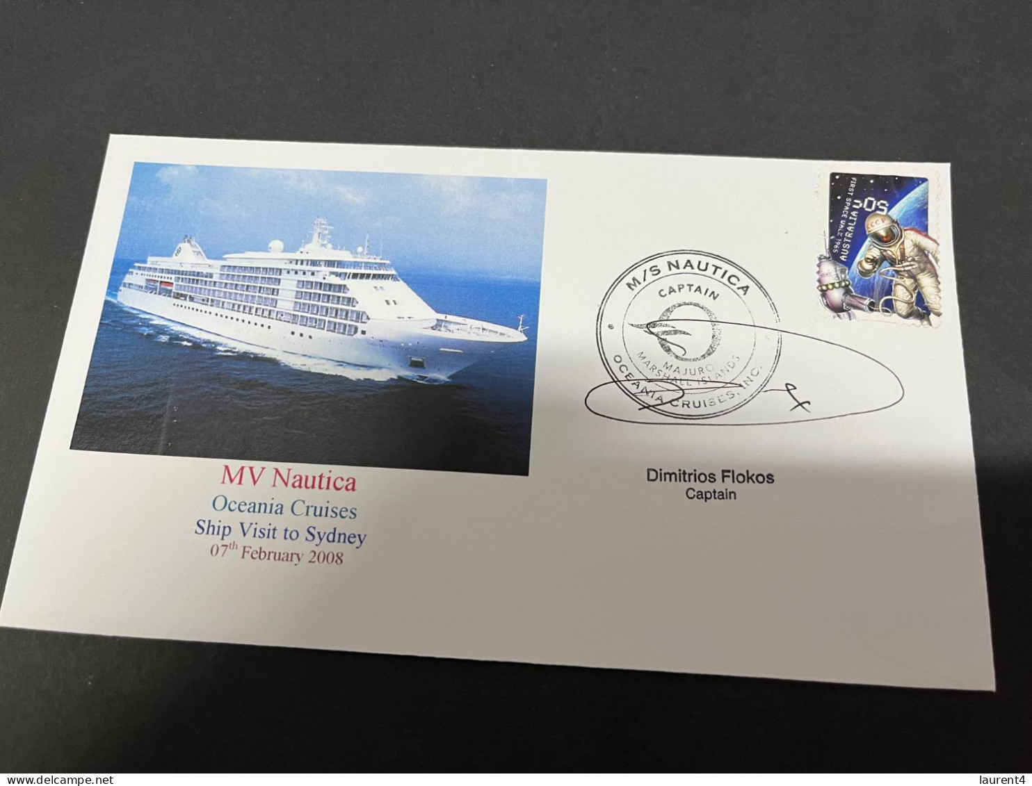 16-7-2023 (2 S 24) Cruise Ship Cover - MV Naautica (2008) - Signed By Ship's Captain - 8 Of 10 - Other (Sea)