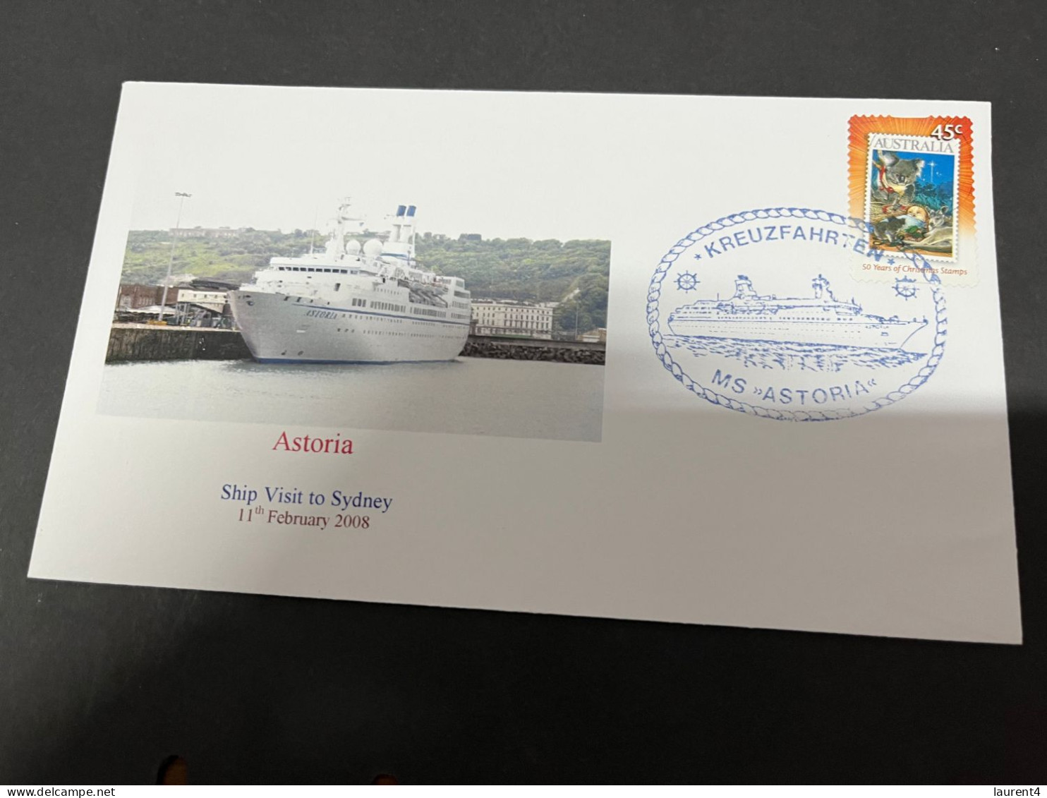 16-7-2023 (2 S 24) Cruise Ship Cover - Astoria (2008)  8 Of 8 - Other (Sea)