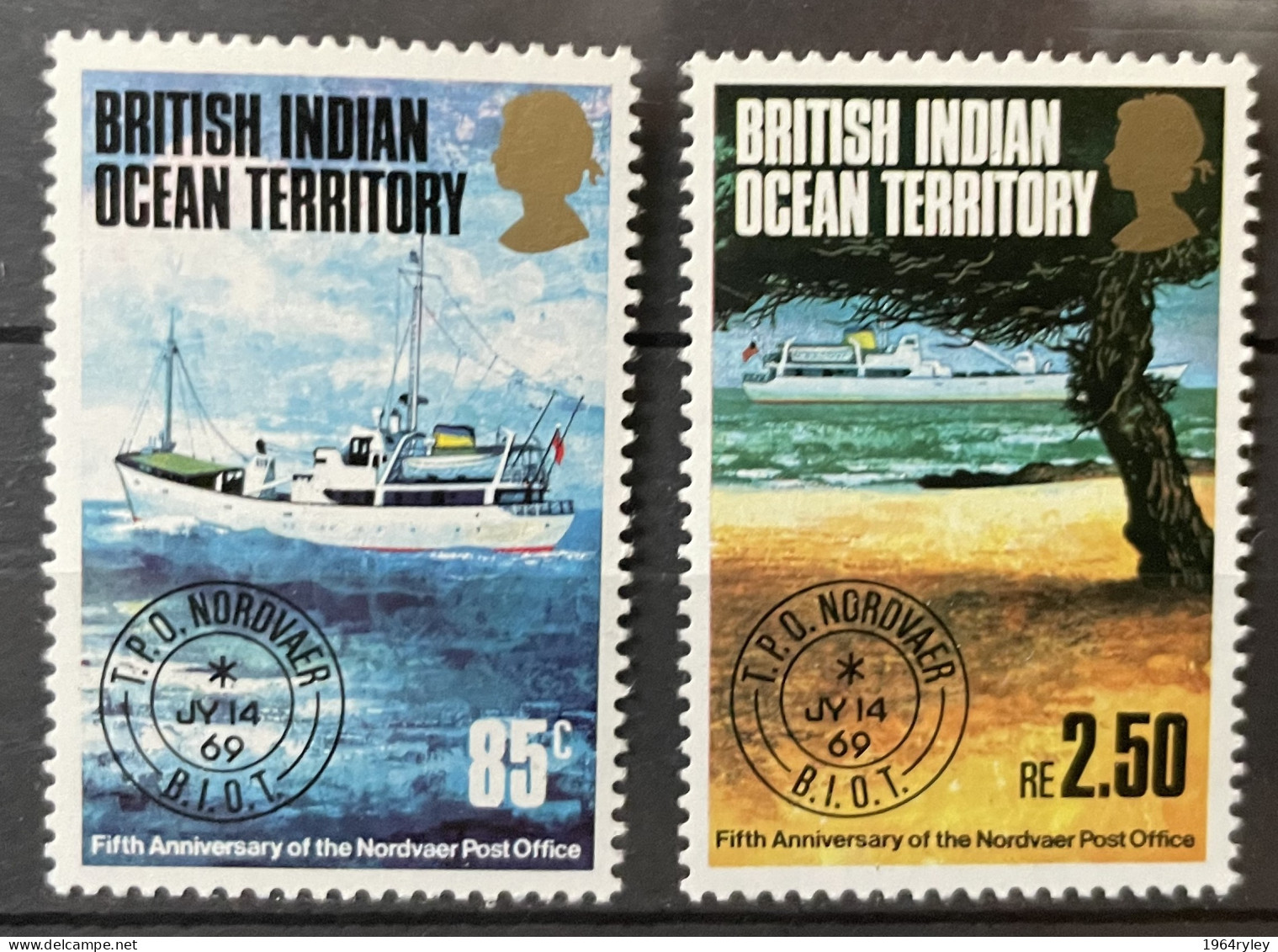 B.I.O.T. - MNH** - 1974  # 57/58 - British Indian Ocean Territory (BIOT)