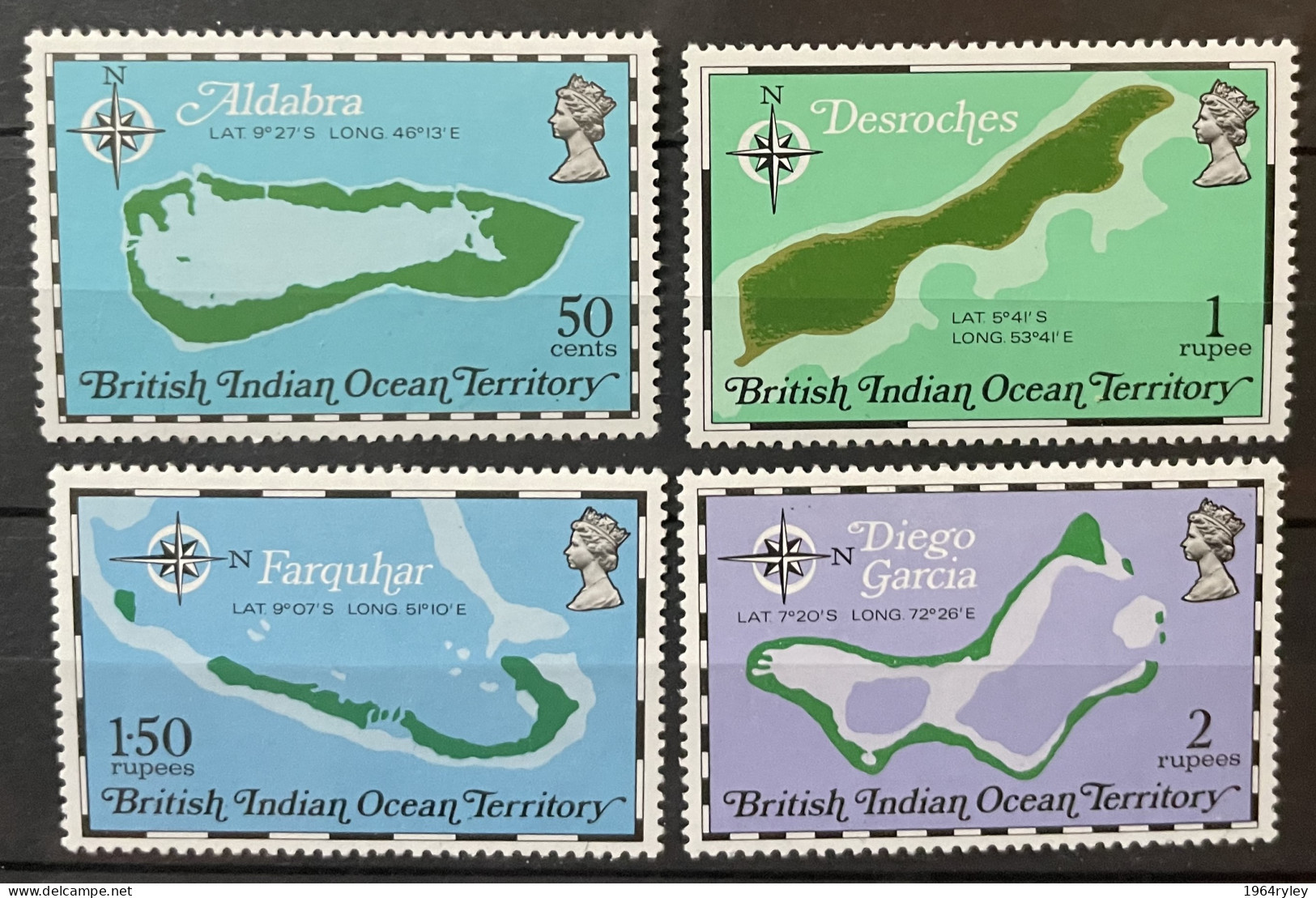 B.I.O.T. - MNH** - 1975  # 82/85 - British Indian Ocean Territory (BIOT)