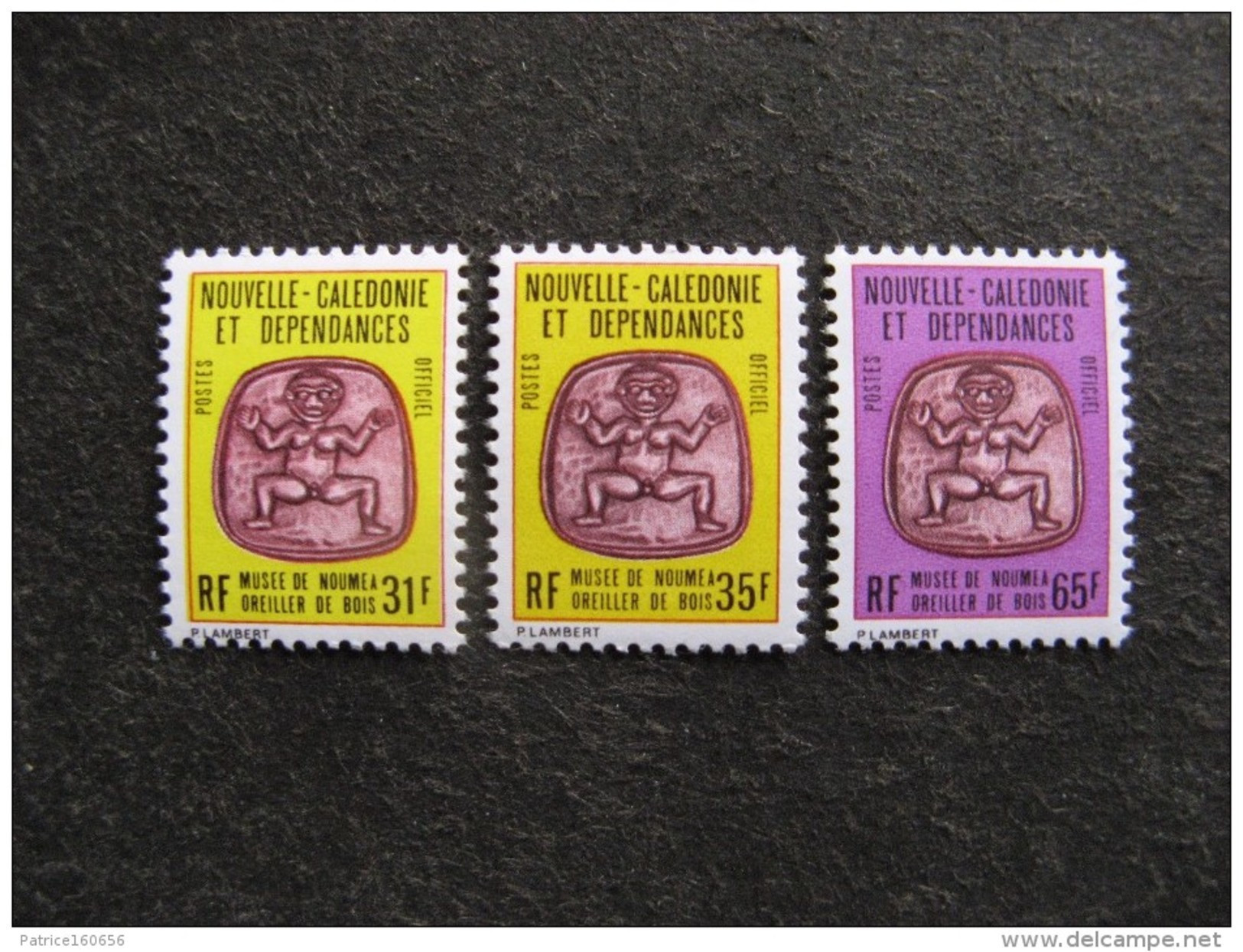 Nouvelle-Calédonie: TB Série Timbres De Service N° 34 Au N°36 , Neufs XX . - Dienstmarken