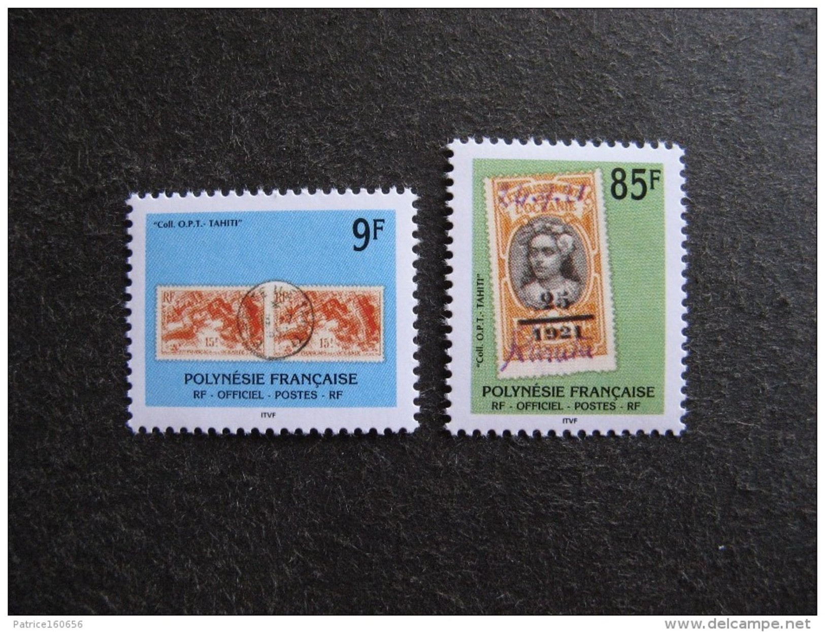 Polynésie:  TB Paire De Timbres De Service N° 27 Et N° 28, Neufs XX. - Dienstzegels