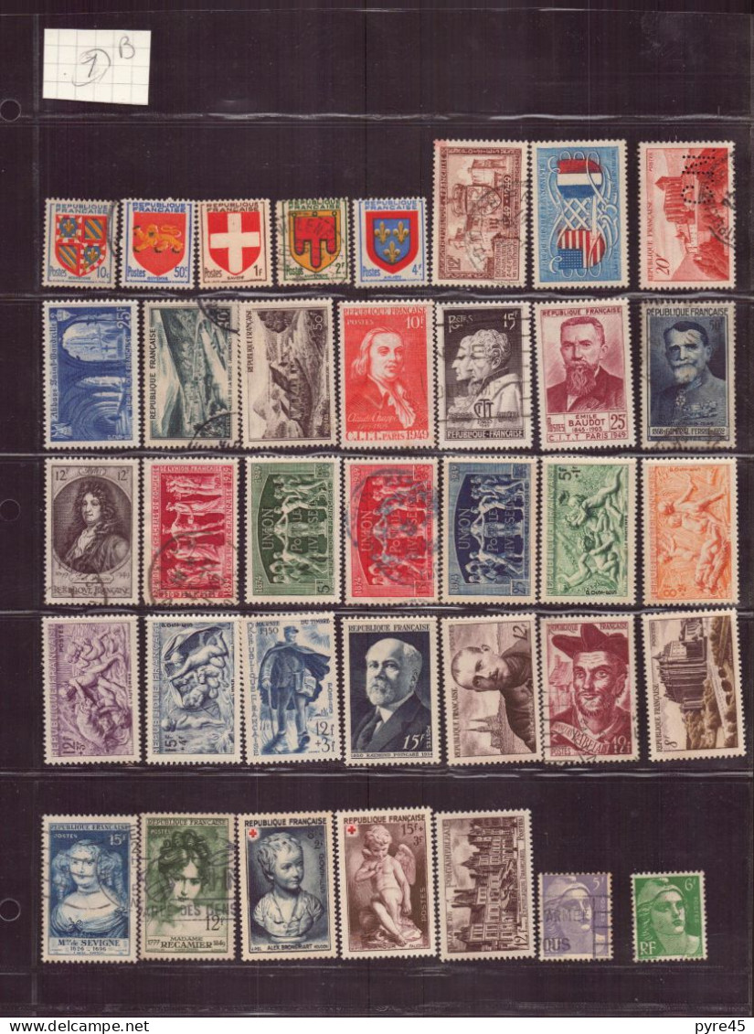 FRANCE 1949 / 53 LOT DE 70 TIMBRES ** / * / OBLITERES LOT 310 - Other & Unclassified