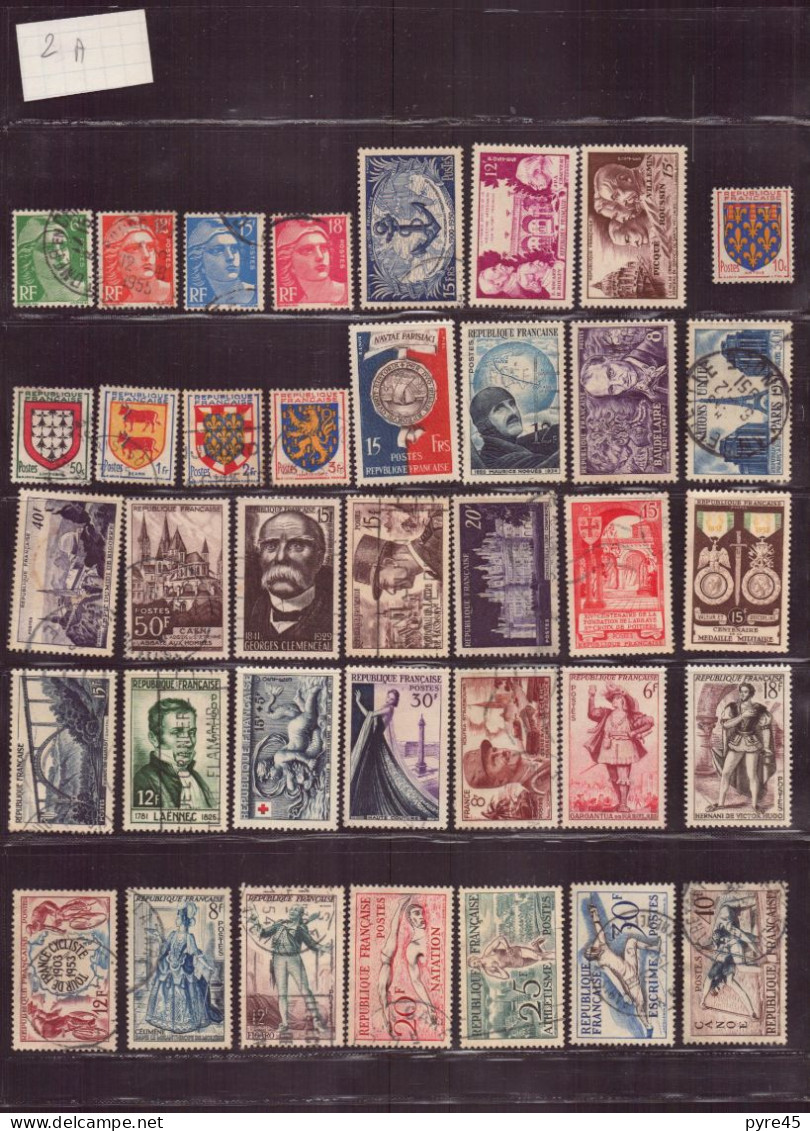 FRANCE 1949 / 53 LOT DE 73 TIMBRES ** / * / OBLITERES LOT 311 - Other & Unclassified