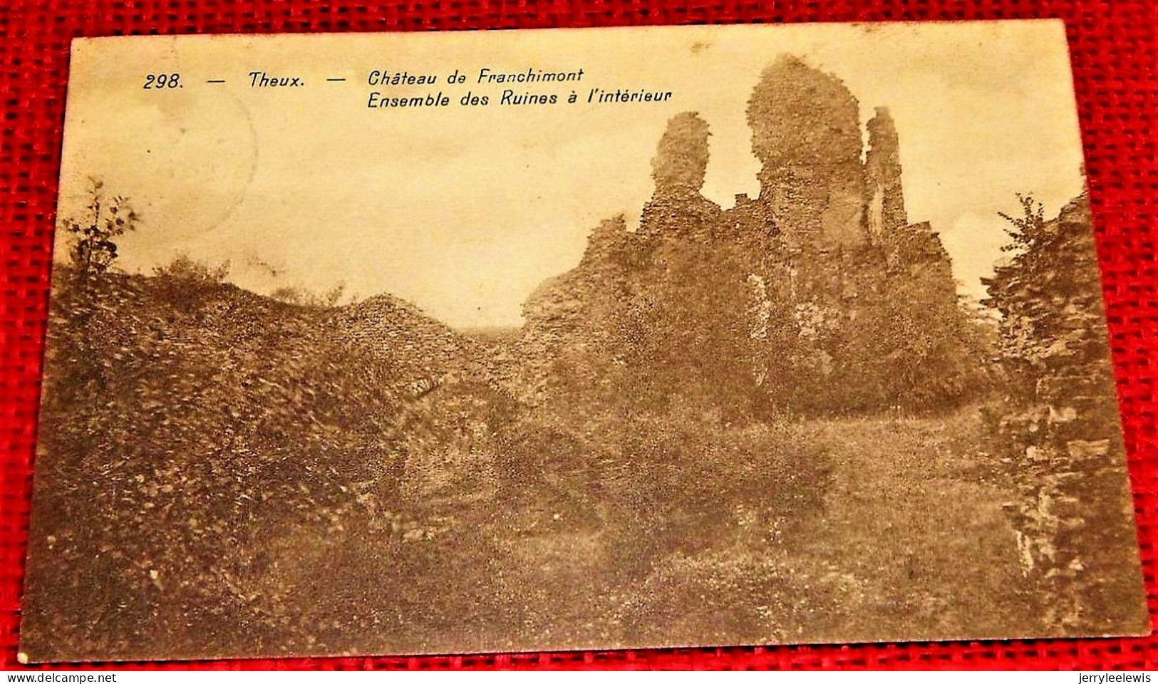 THEUX  -  2 CARTES :  Château De Franchimont  - Ensemble Des Ruines - Theux