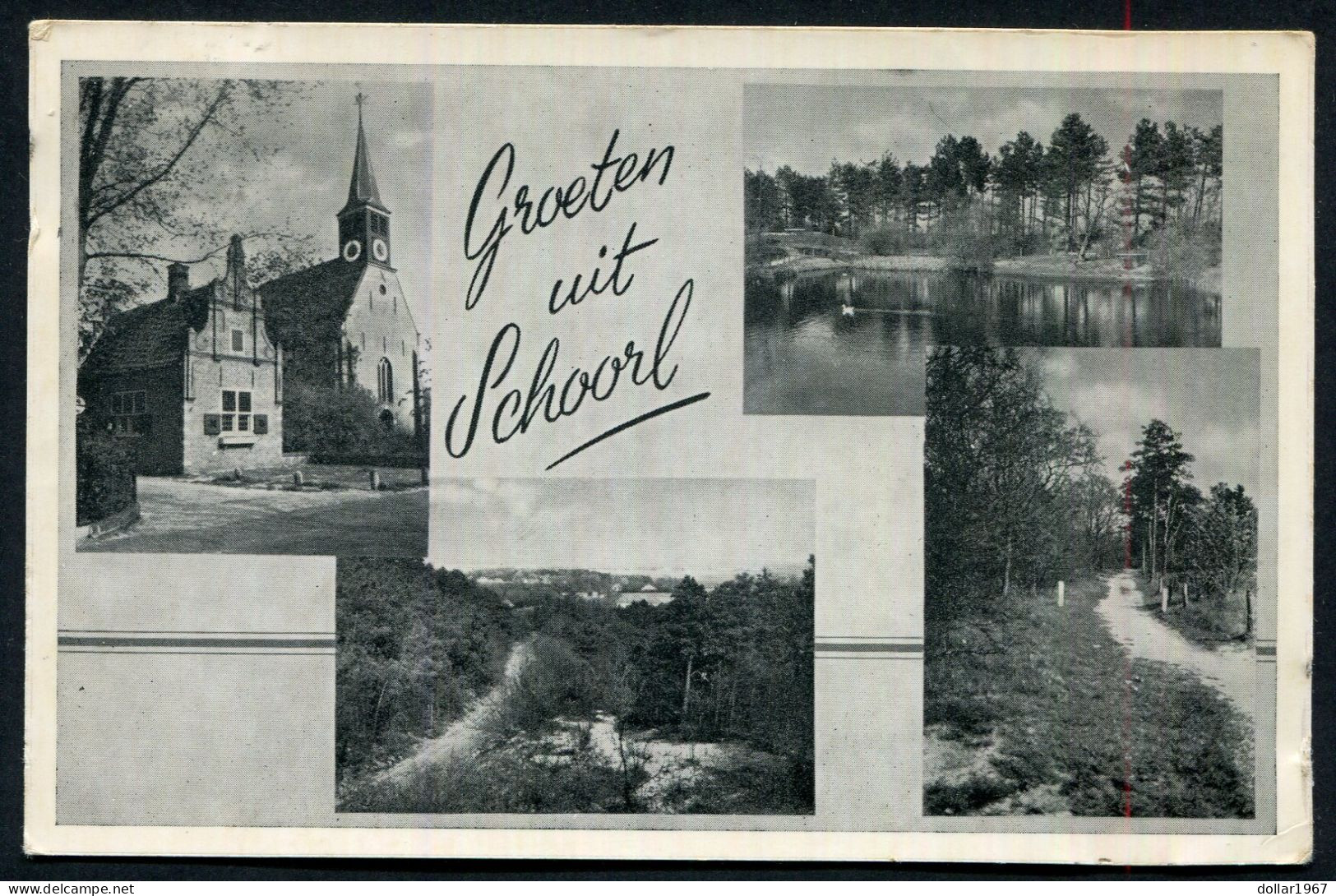 Groeten Uit Schoorl  Used  1957 - 2 Scans For Condition.(Originalscan !!) - Schoorl