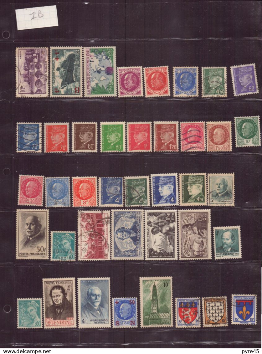 FRANCE 1941 LOT DE 40 TIMBRES ** / * / OBLITERES LOT 320 - Other & Unclassified