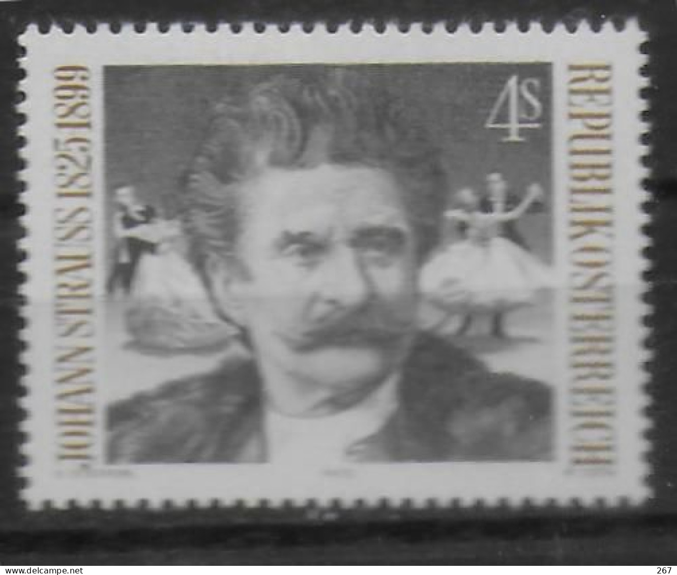 AUTRICHE   N°  1324 * * Musique Johann Strauss - Musique