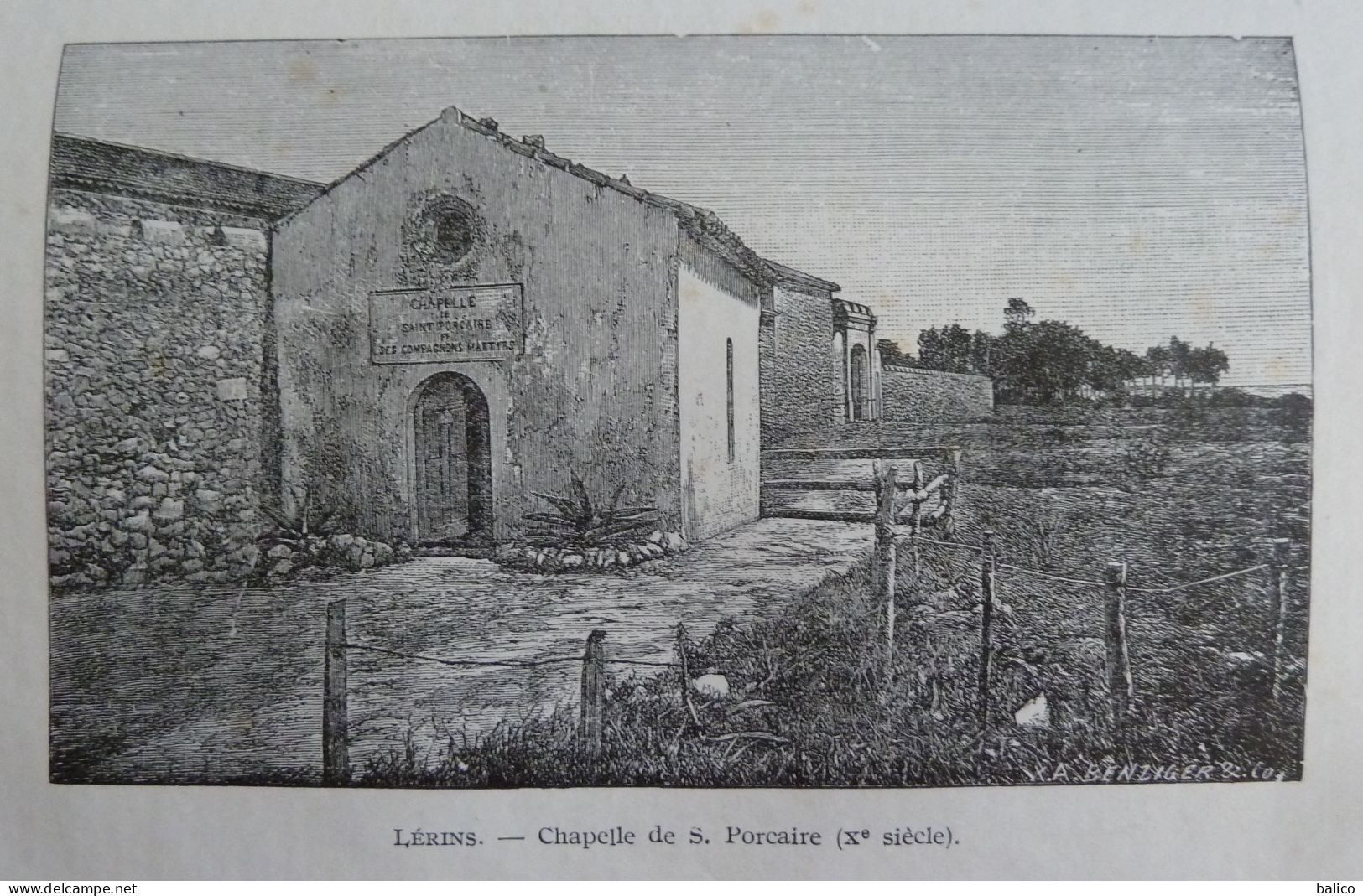 L'Ile & L'ABBAYE de LÉRINS 1929 - par un moine de LÉRINS - 3ème édition